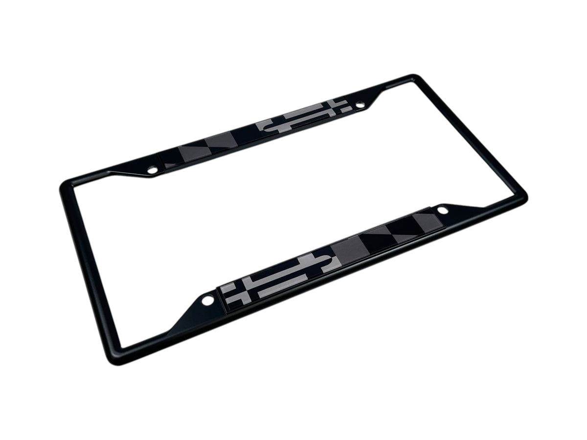 Maryland Flag Blacked Out License Plate Frame