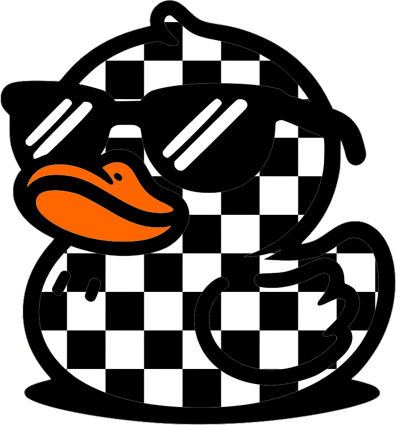 UV Printed Acrylic Duck Decals (Packs)