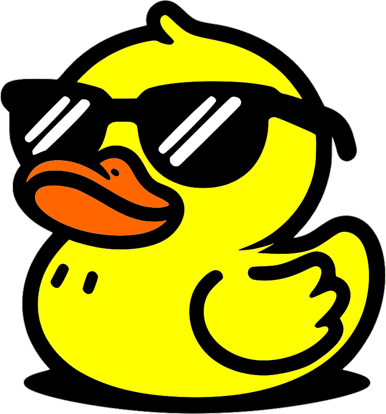 UV Printed Acrylic Duck Decals