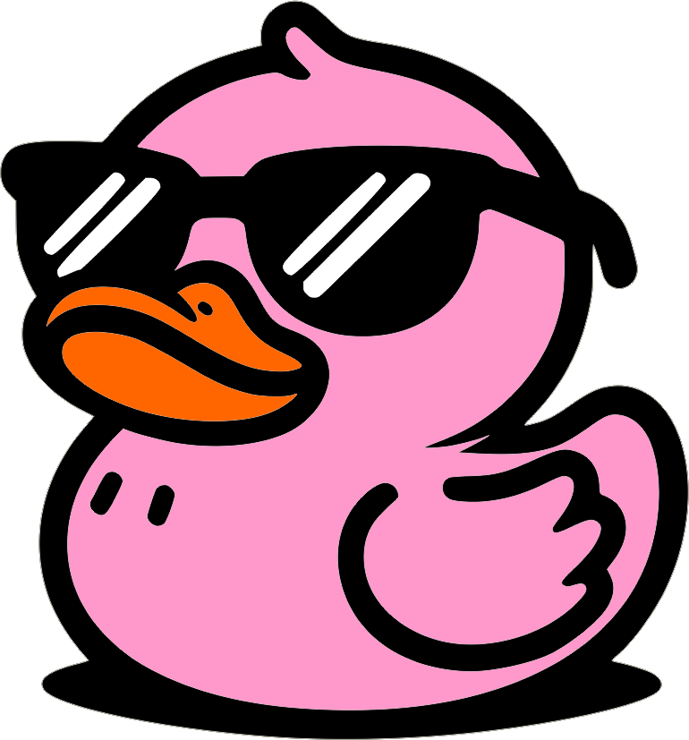 UV Printed Acrylic Duck Decals