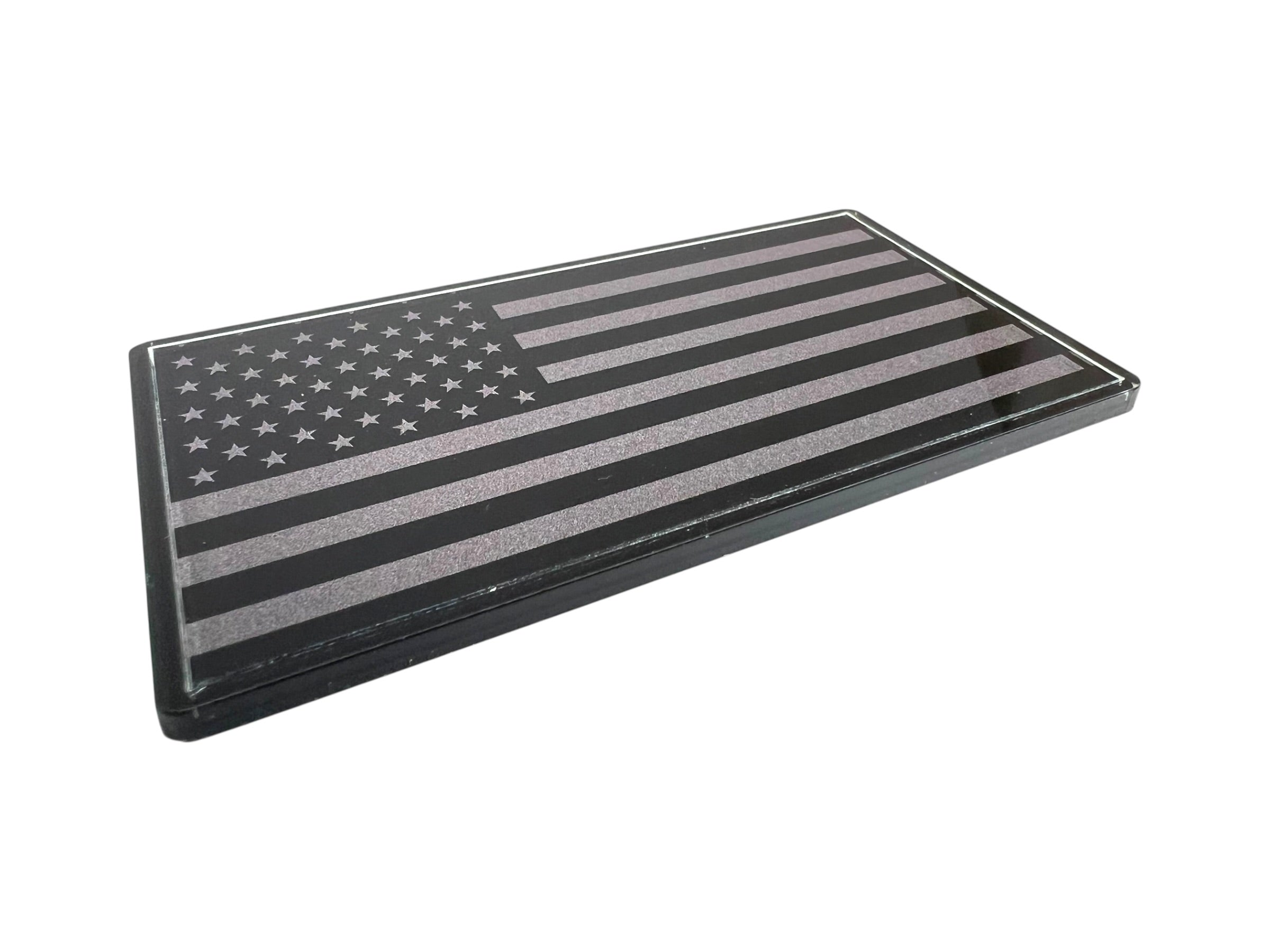 Blacked Out USA Flag Acrylic Decals