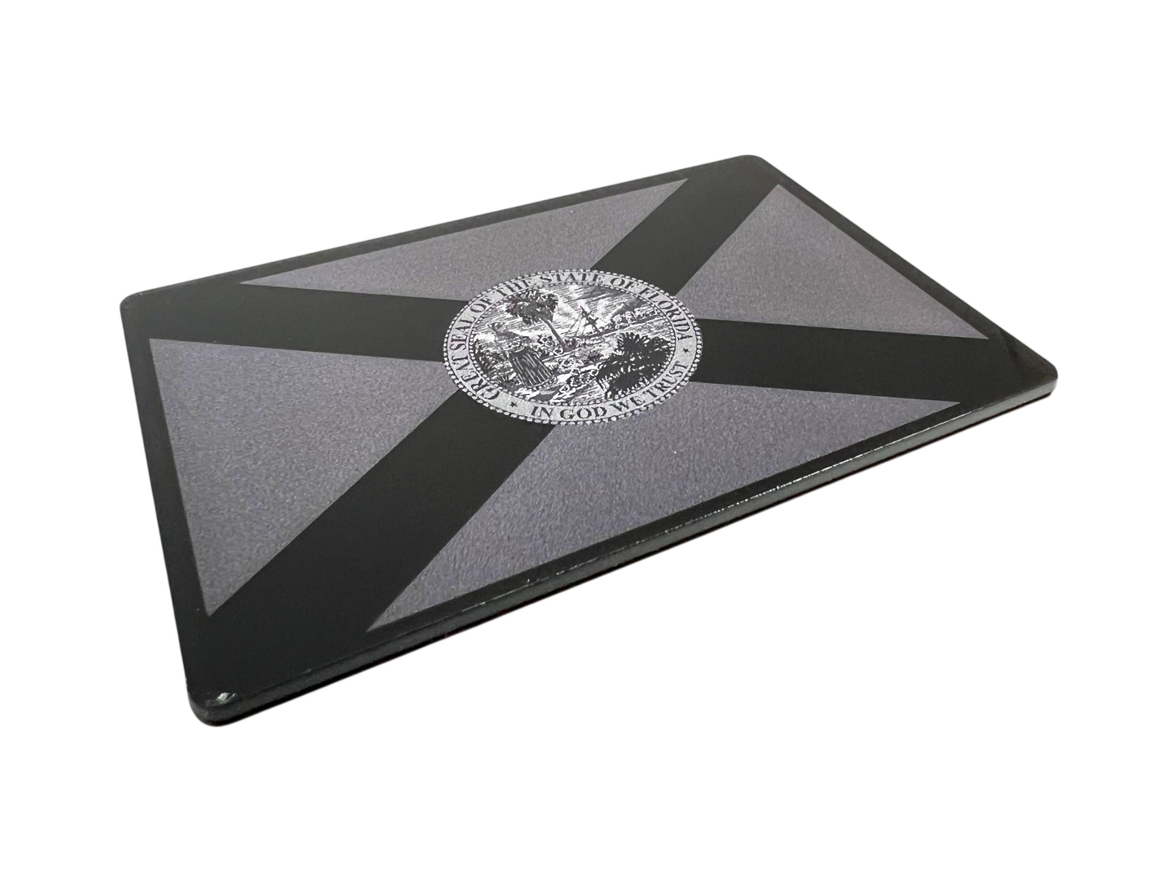 Blacked Out Florida Flag Acrylic Decals