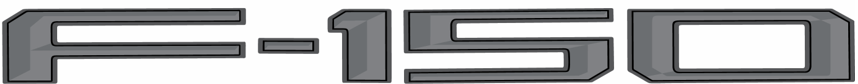 2021-Curent Ford F-150 Tailgate Lettering Kit