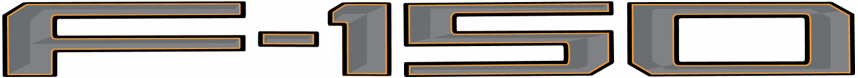 2021-Curent Ford F-150 Tailgate Lettering Kit