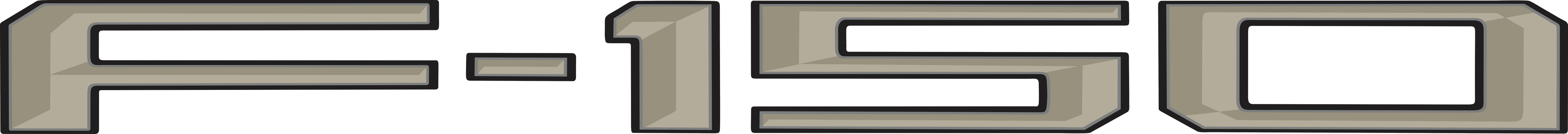 2021-Curent Ford F-150 Tailgate Lettering Kit