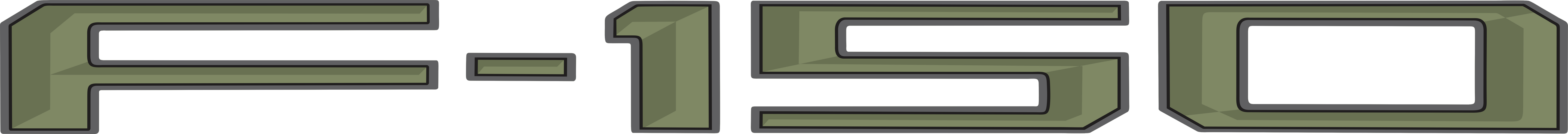 2021-Curent Ford F-150 Tailgate Lettering Kit