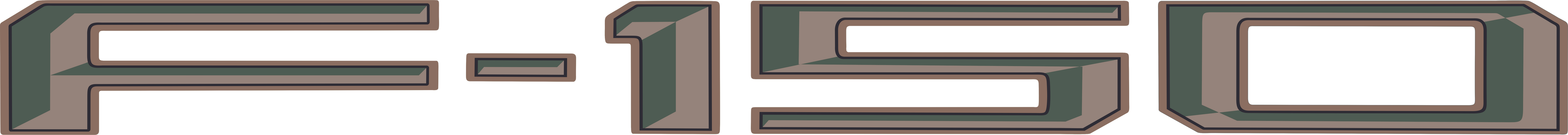 2021-Curent Ford F-150 Tailgate Lettering Kit