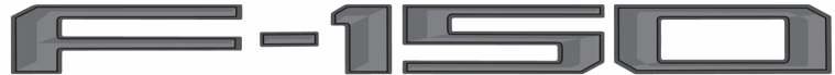 2024-Current Ford F-150 Pro Access Tailgate Lettering Kit