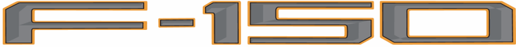 2024-Current Ford F-150 Pro Access Tailgate Lettering Kit