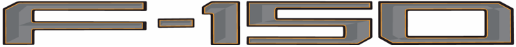 2024-Current Ford F-150 Pro Access Tailgate Lettering Kit