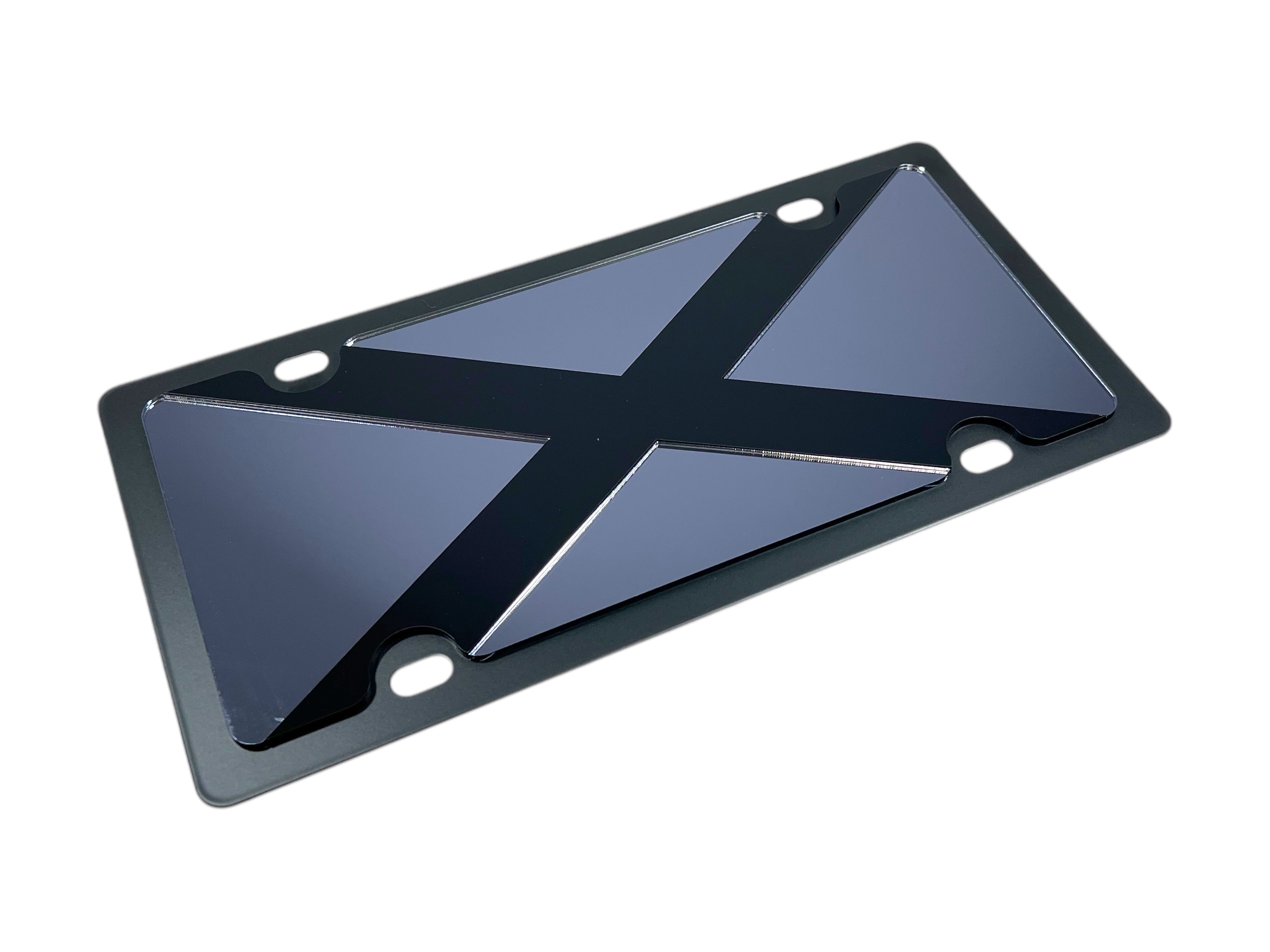 Alabama Blacked Out Carbon Steel License Plate