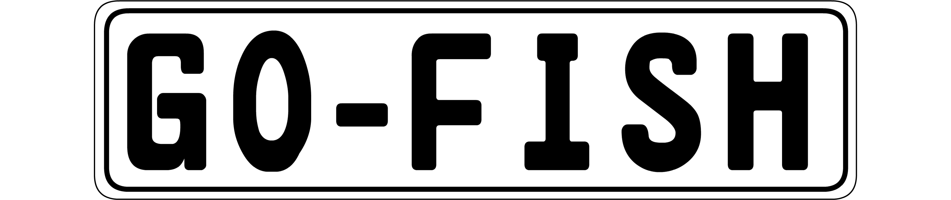 Custom Euro Plate With Custom Sizes