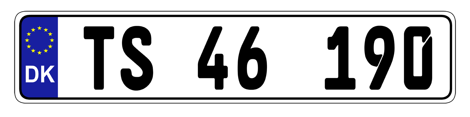 Euro Plate Country Plates Random & Custom