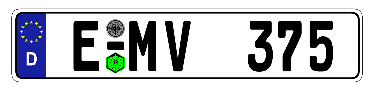 Euro Plate Country Plates Random & Custom