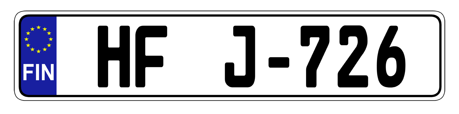 Euro Plate Country Plates Random & Custom