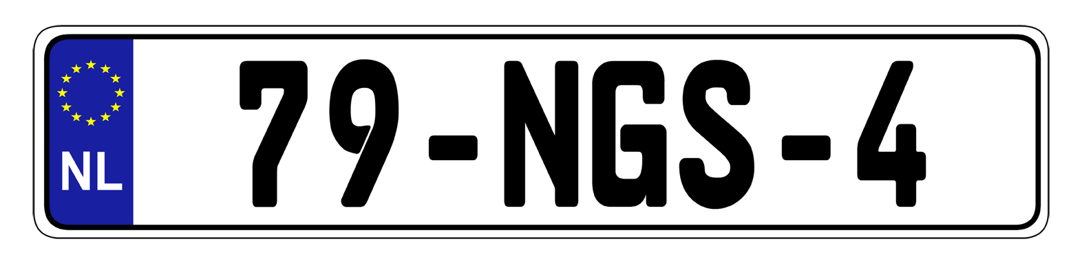 Euro Plate Country Plates Random & Custom