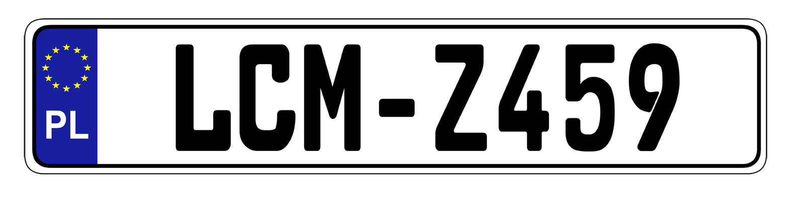 Euro Plate Country Plates Random & Custom