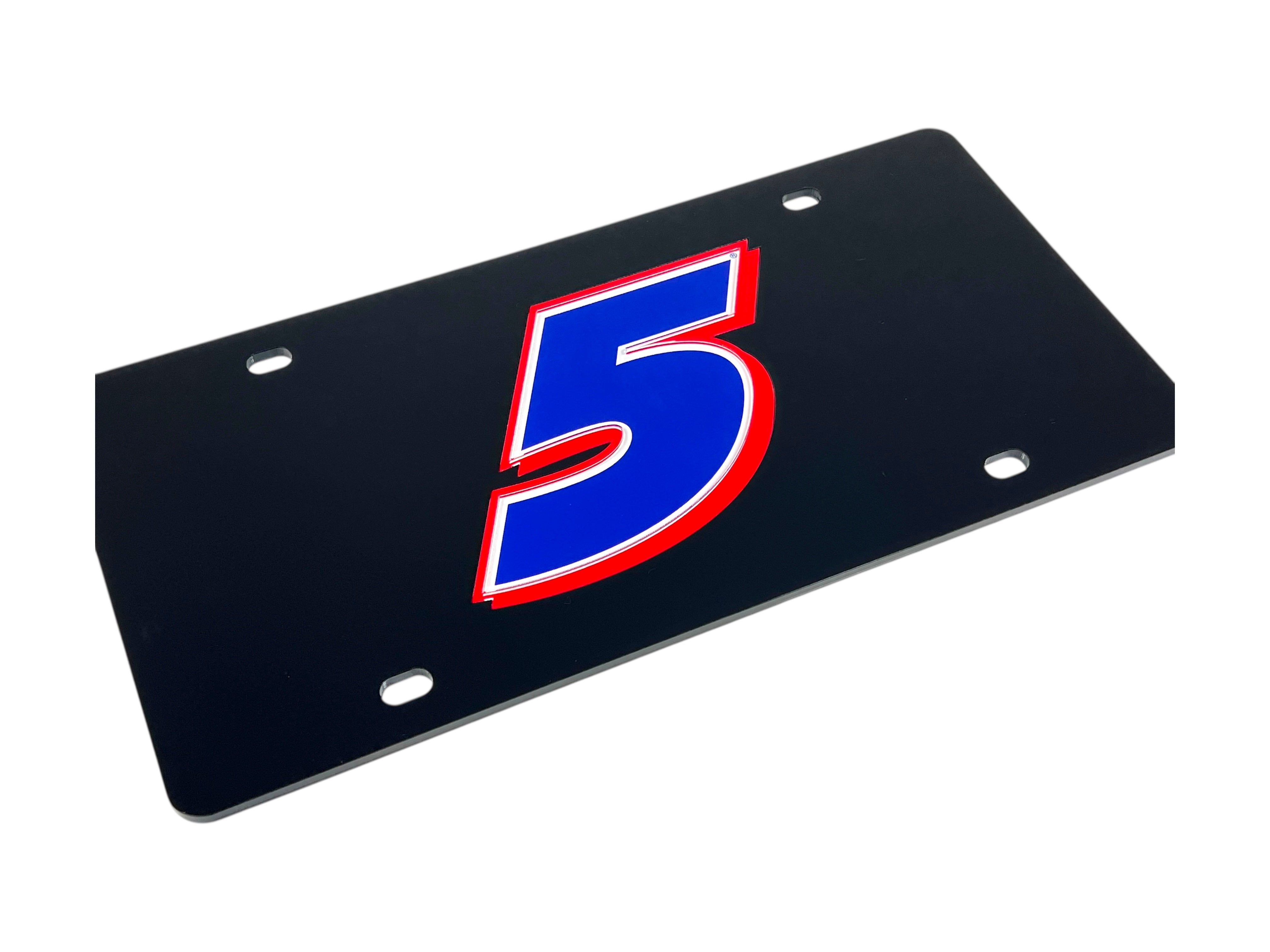 Kyle Larson Hendrickcars.com # Only Acrylic License Plate
