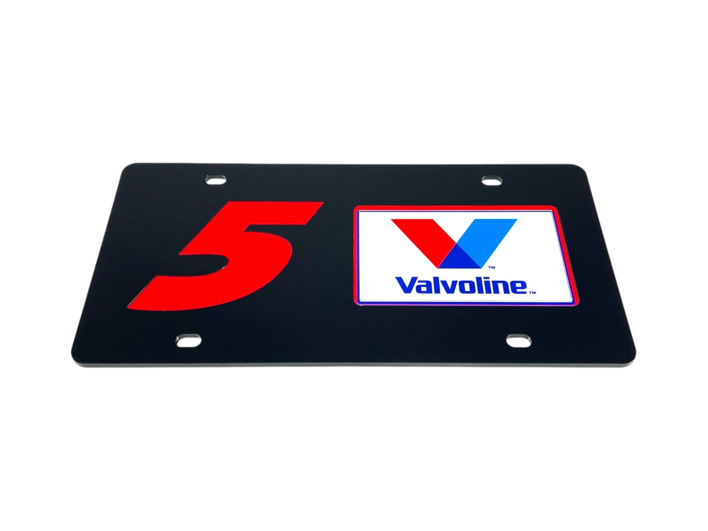 Kyle Larson Valvoline # & Sponsor Acrylic License Plate