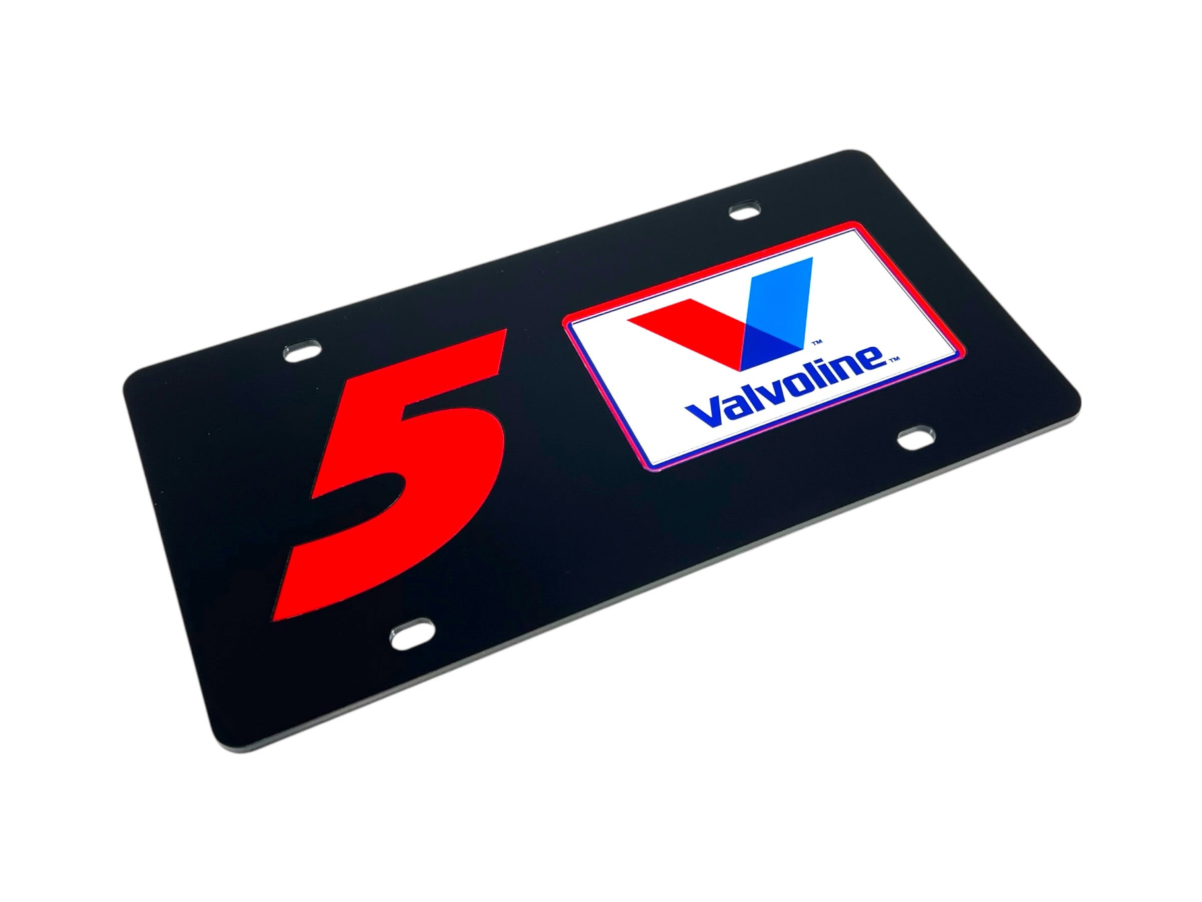 Kyle Larson Valvoline # & Sponsor Acrylic License Plate