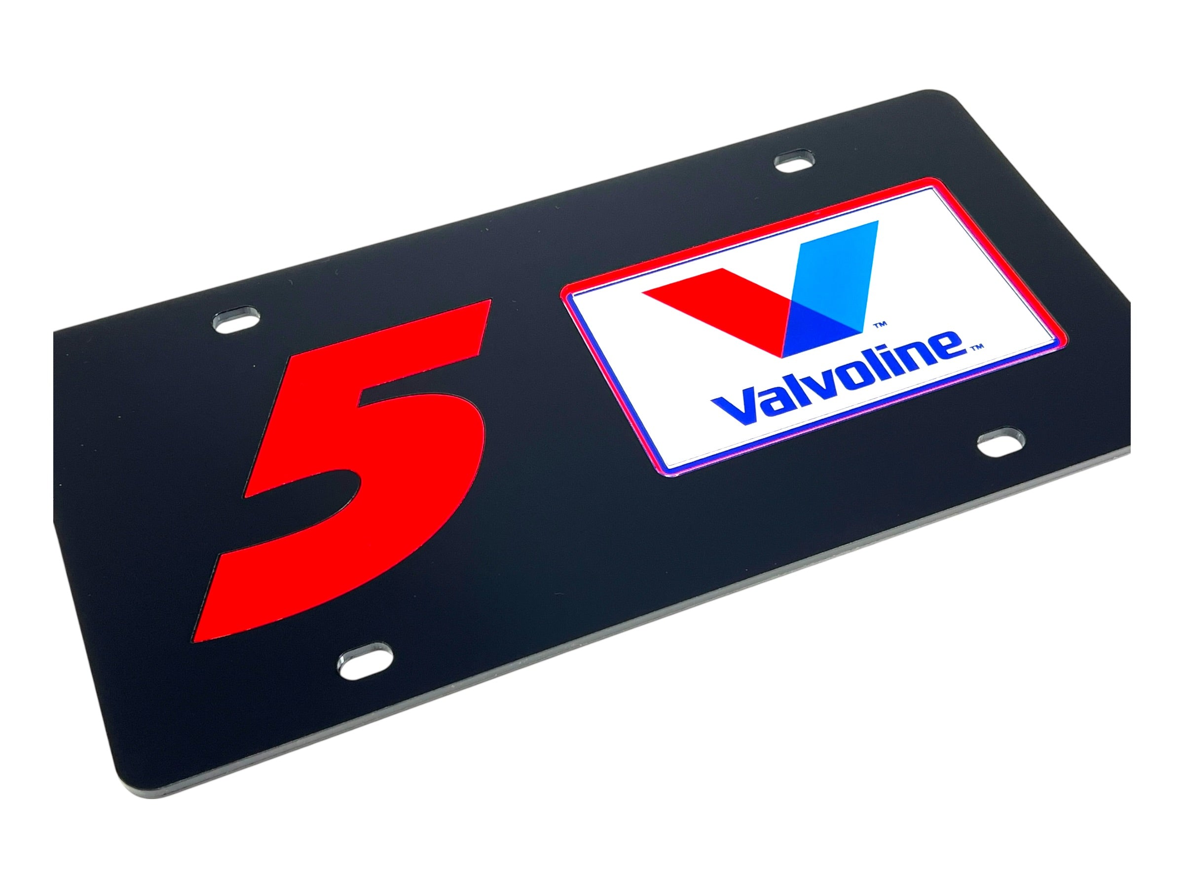Kyle Larson Valvoline # & Sponsor Acrylic License Plate