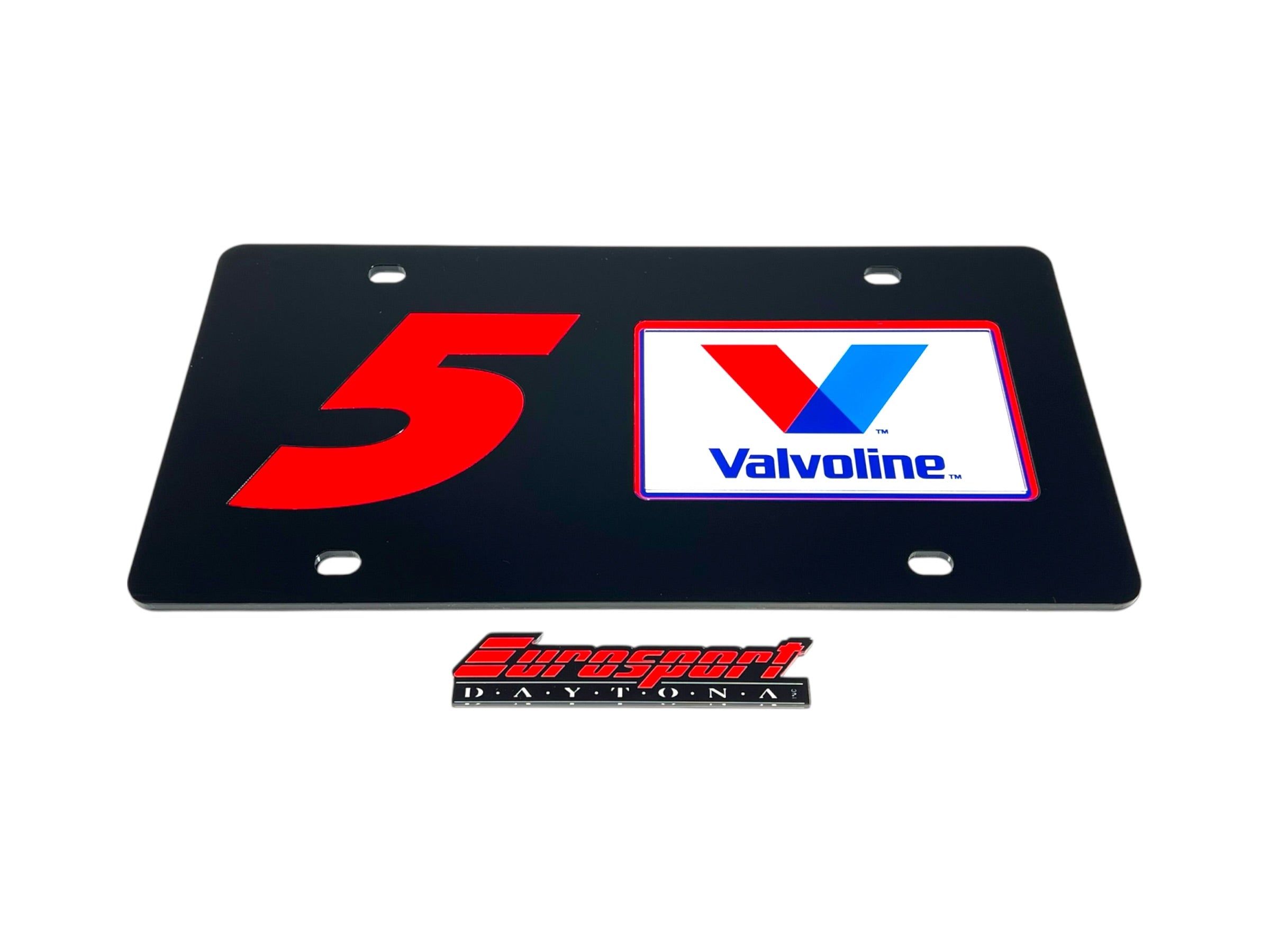 Kyle Larson Valvoline # & Sponsor Acrylic License Plate