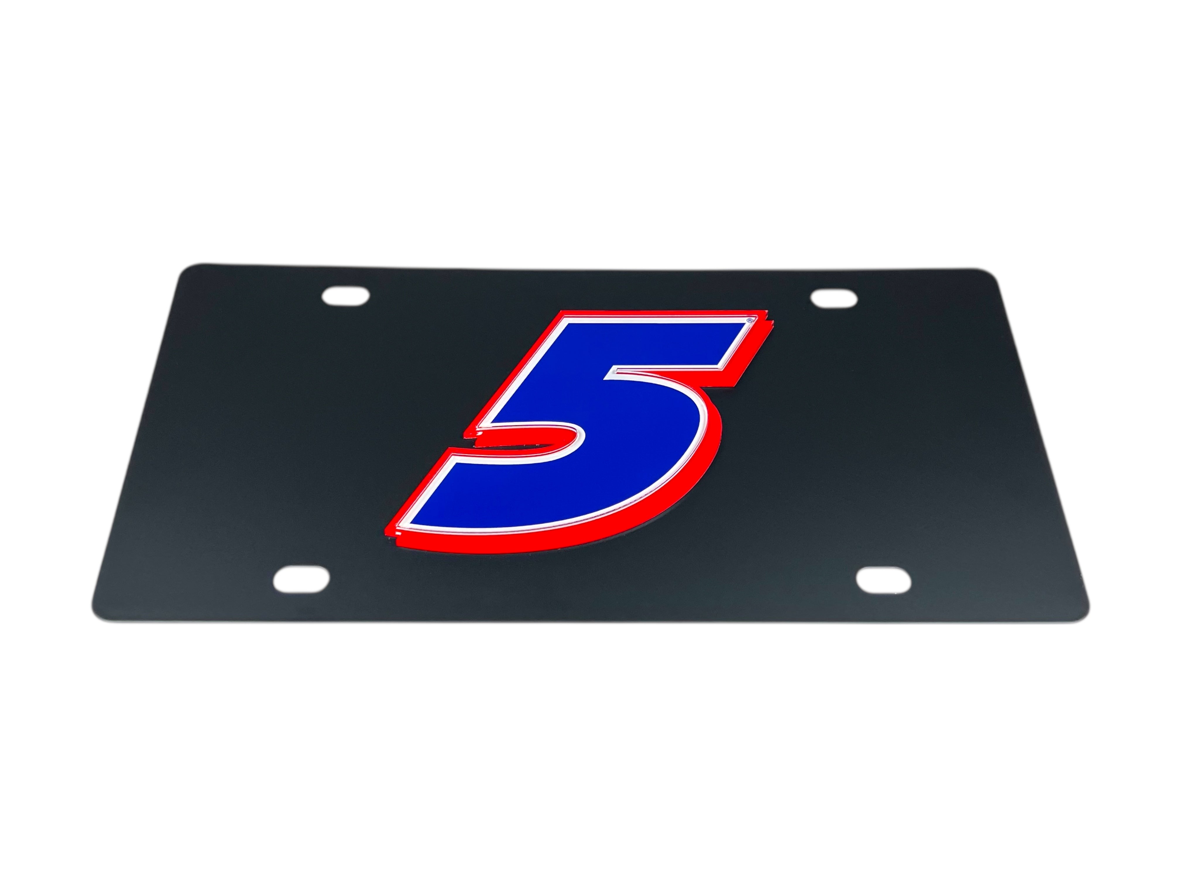 Kyle Larson Hendrickcars.com # Only Carbon Steel License Plate