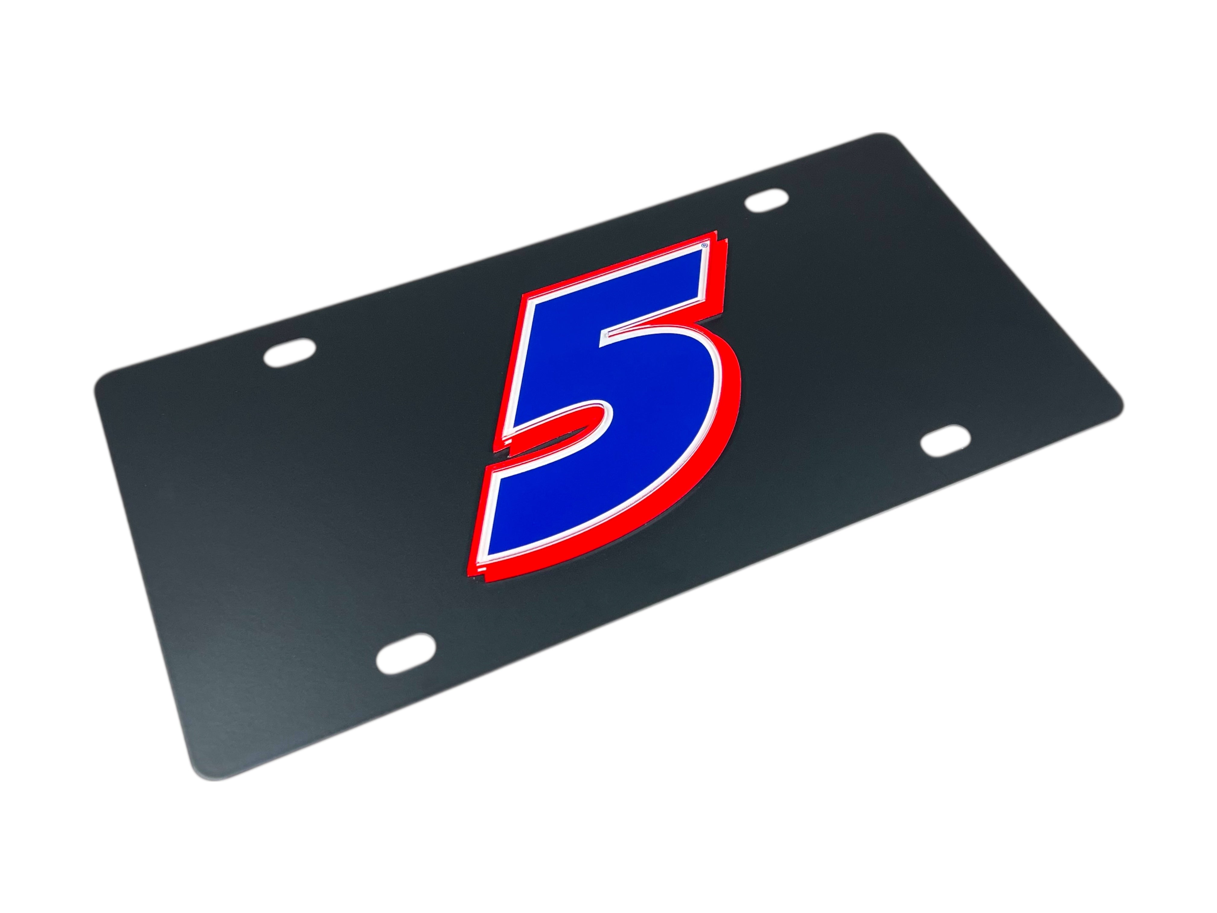 Kyle Larson Hendrickcars.com # Only Carbon Steel License Plate