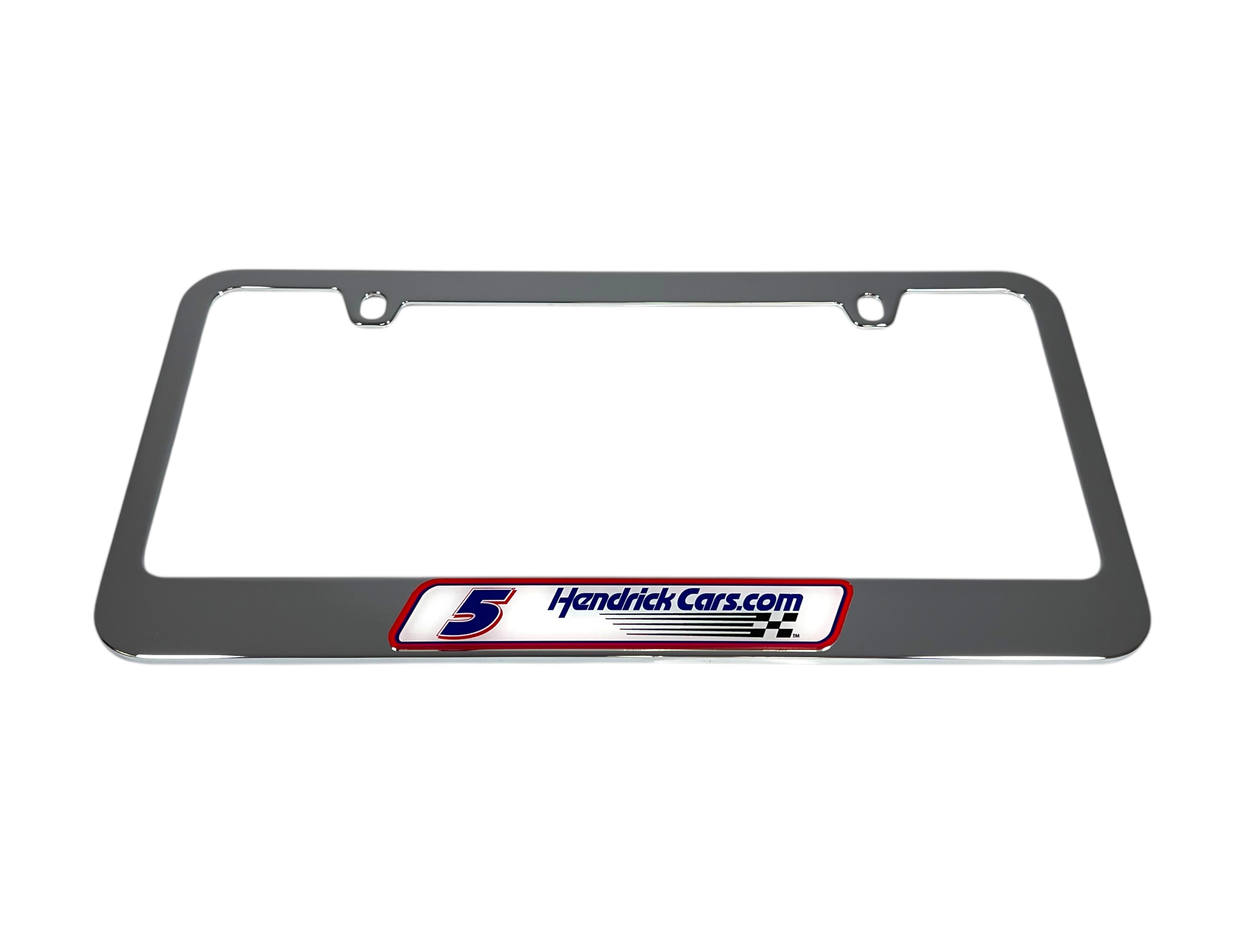 Kyle Larson Hendrickcars.com # & Sponsor Chrome License Plate Frame