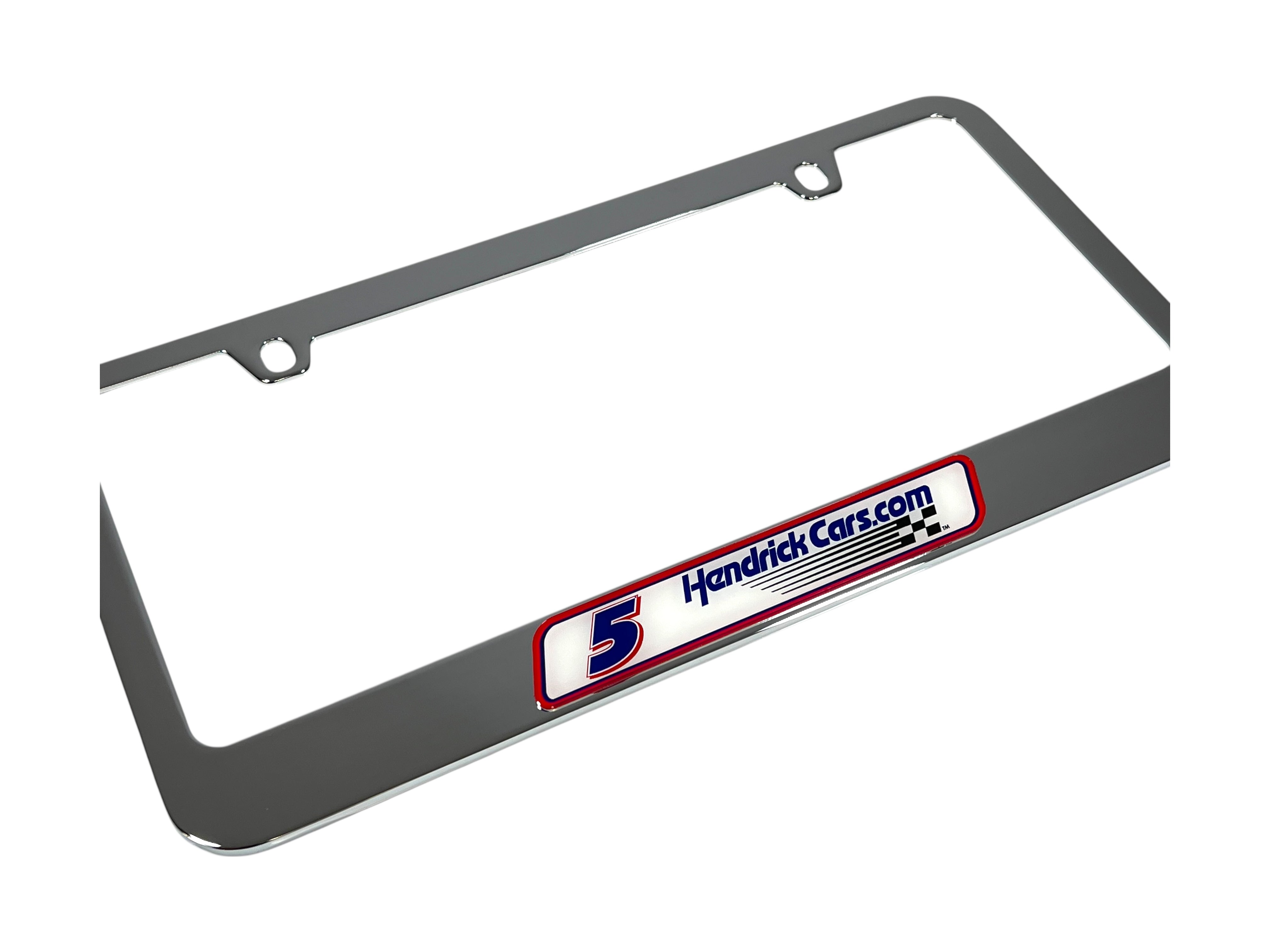 Kyle Larson Hendrickcars.com # & Sponsor Chrome License Plate Frame