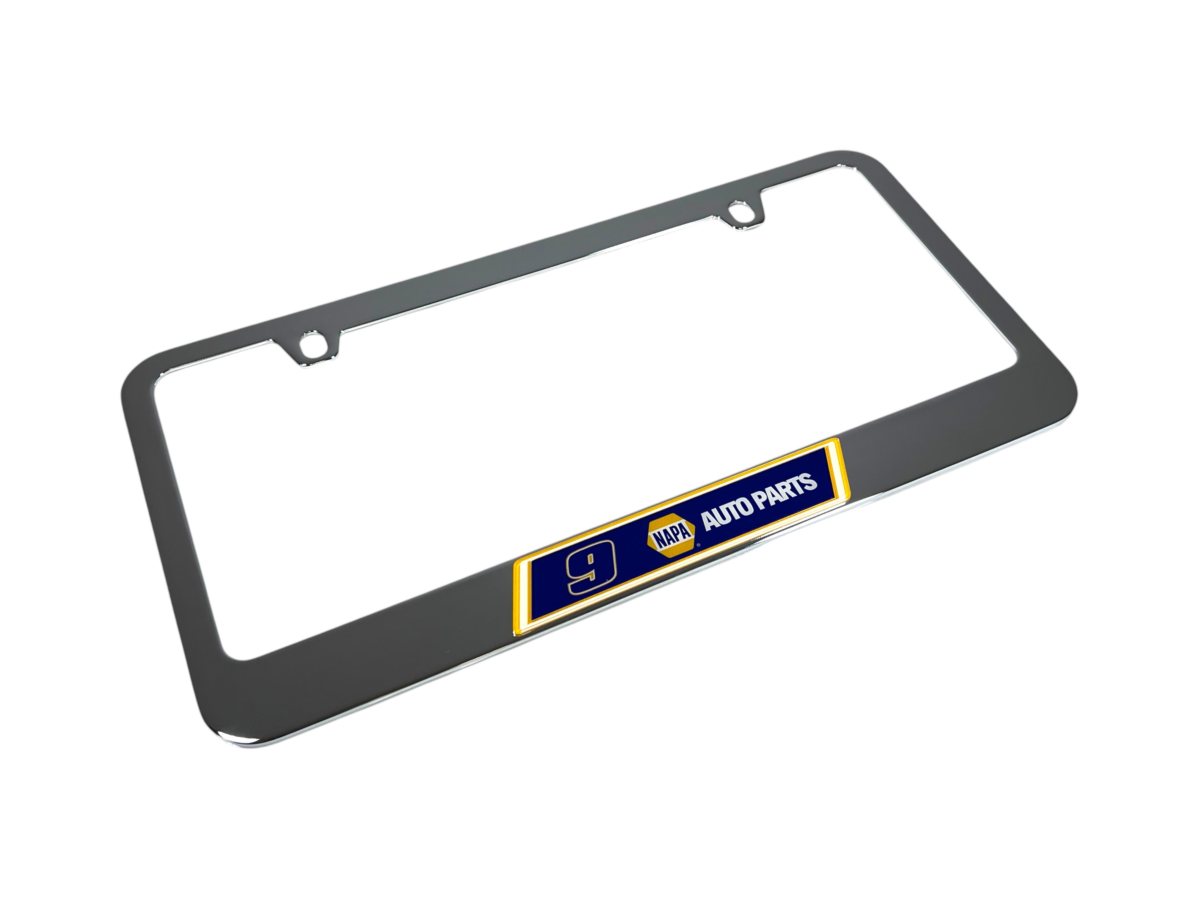 Chase Elliott NAPA # & Sponsor Chrome License Plate Frame