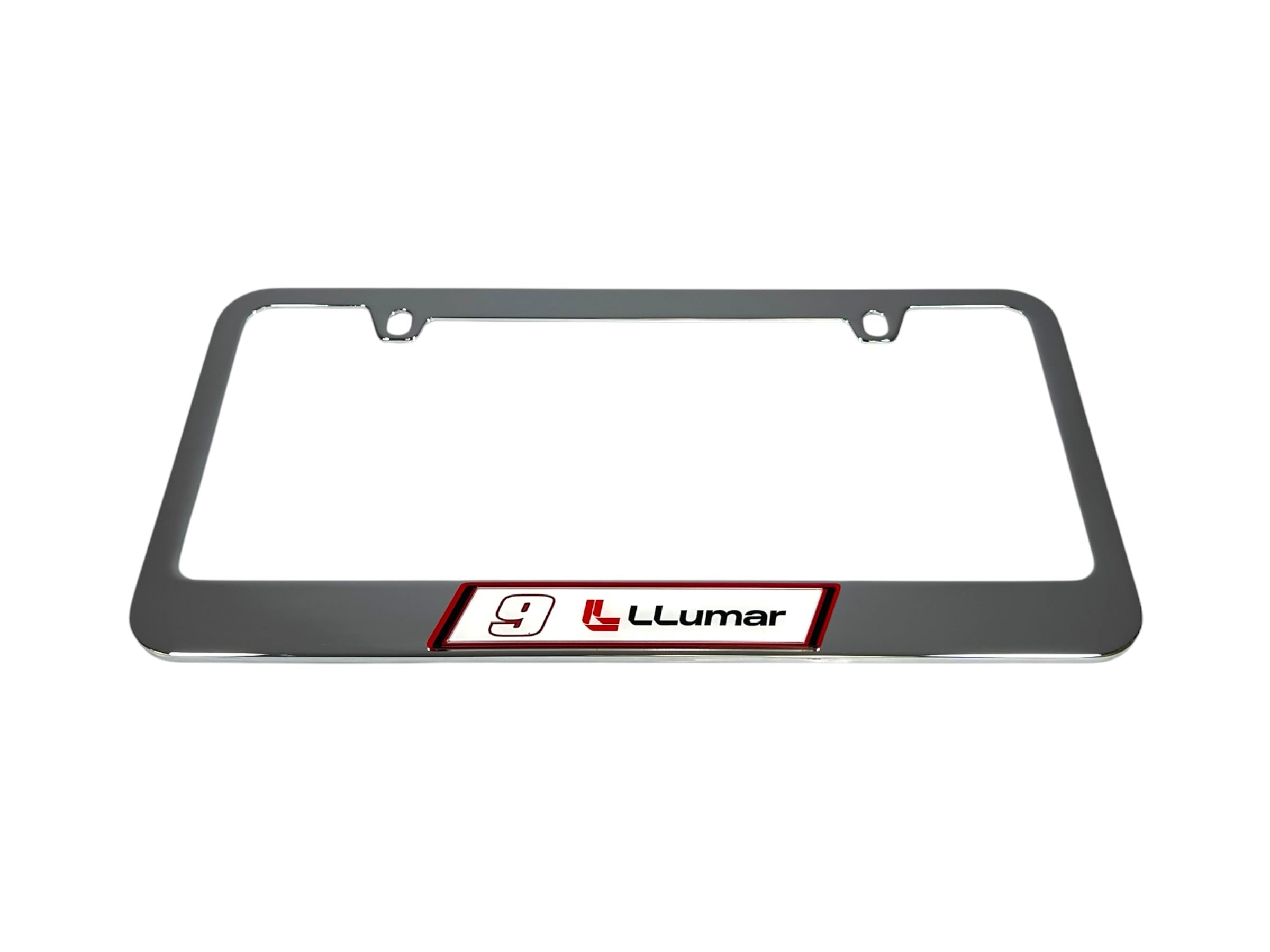 Chase Elliott LLumar # & Sponsor Chrome License Plate Frame