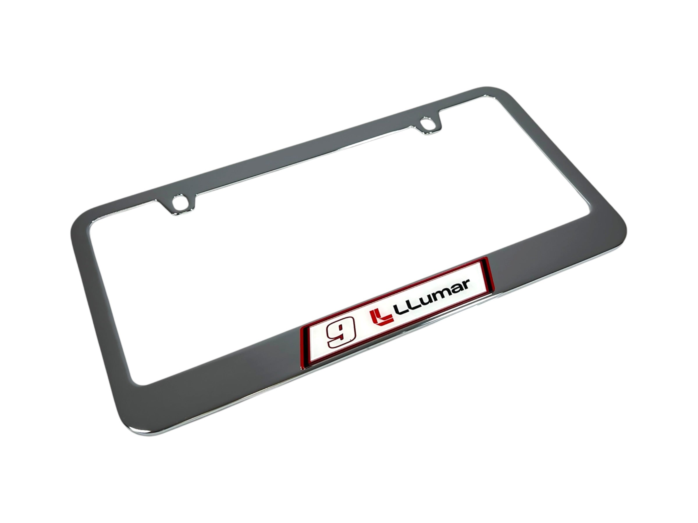 Chase Elliott LLumar # & Sponsor Chrome License Plate Frame