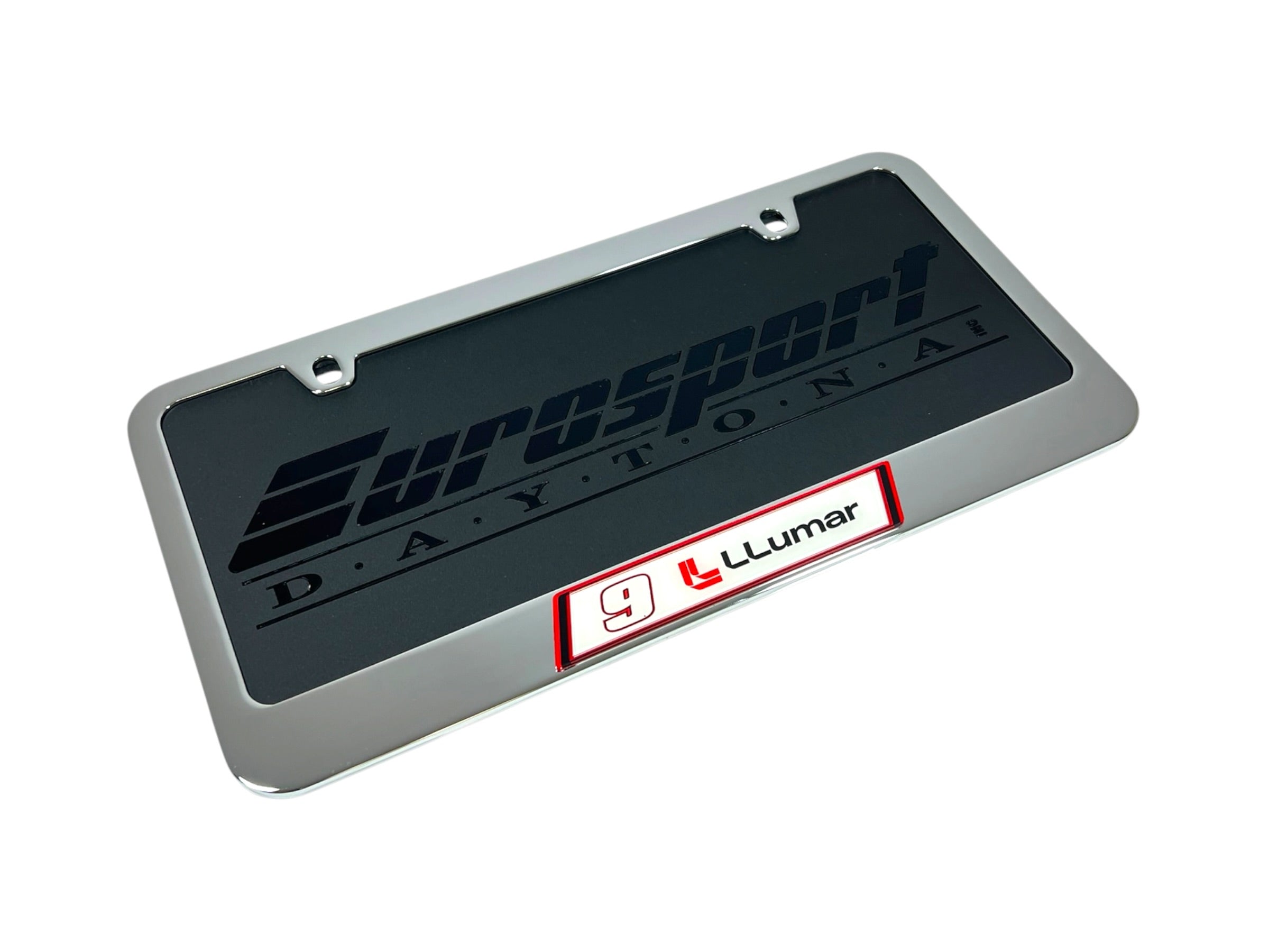 Chase Elliott LLumar # & Sponsor Chrome License Plate Frame