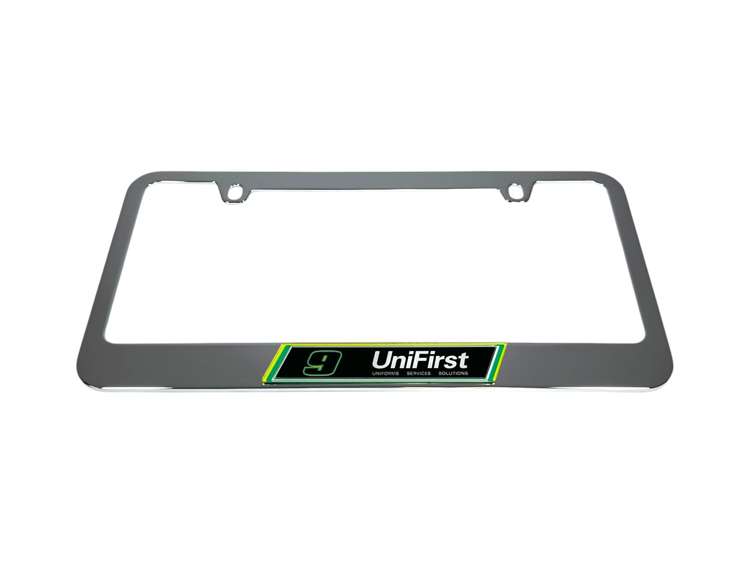 Chase Elliott UniFirst # & Sponsor Chrome License Plate Frame