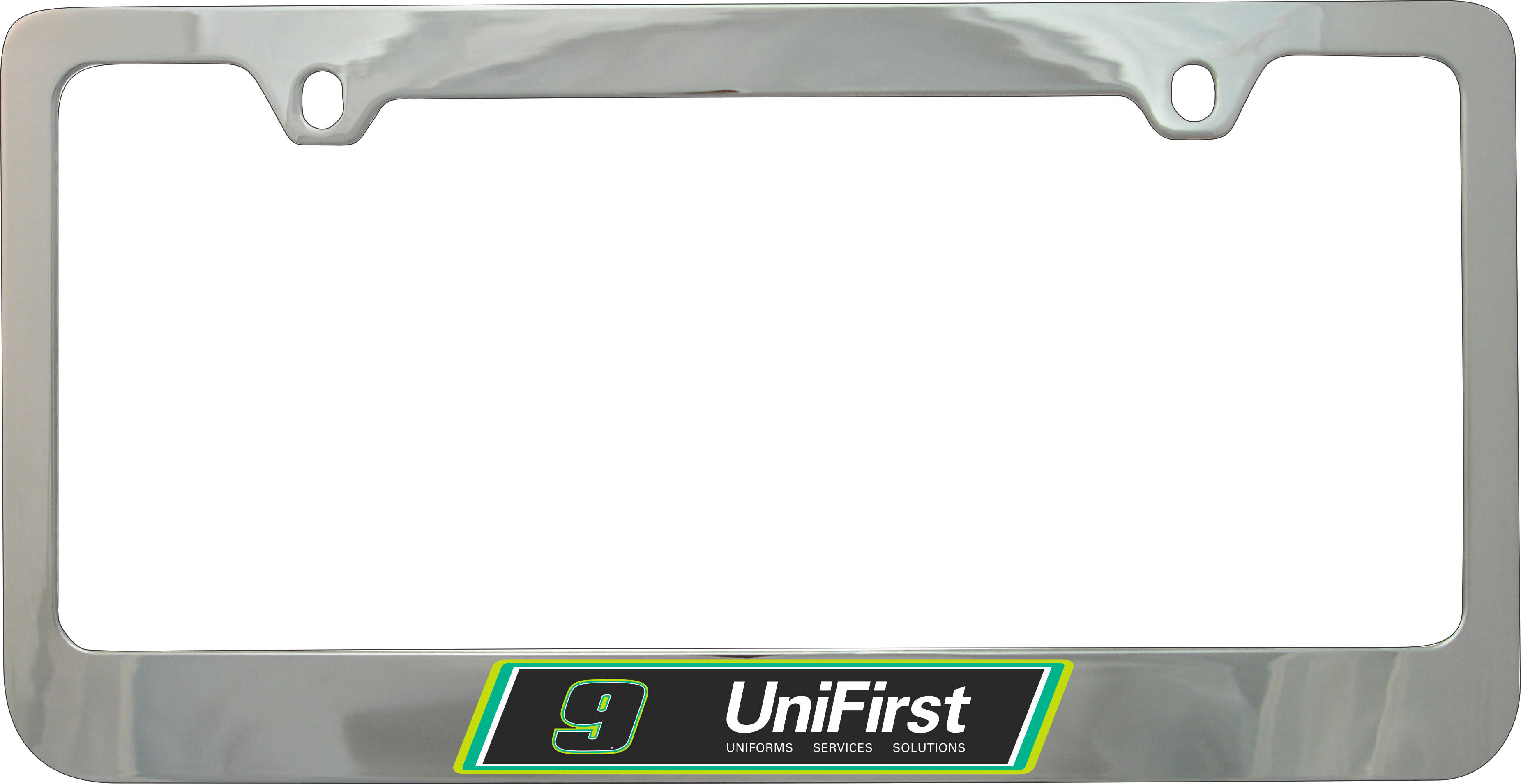 Chase Elliott UniFirst # & Sponsor Chrome License Plate Frame