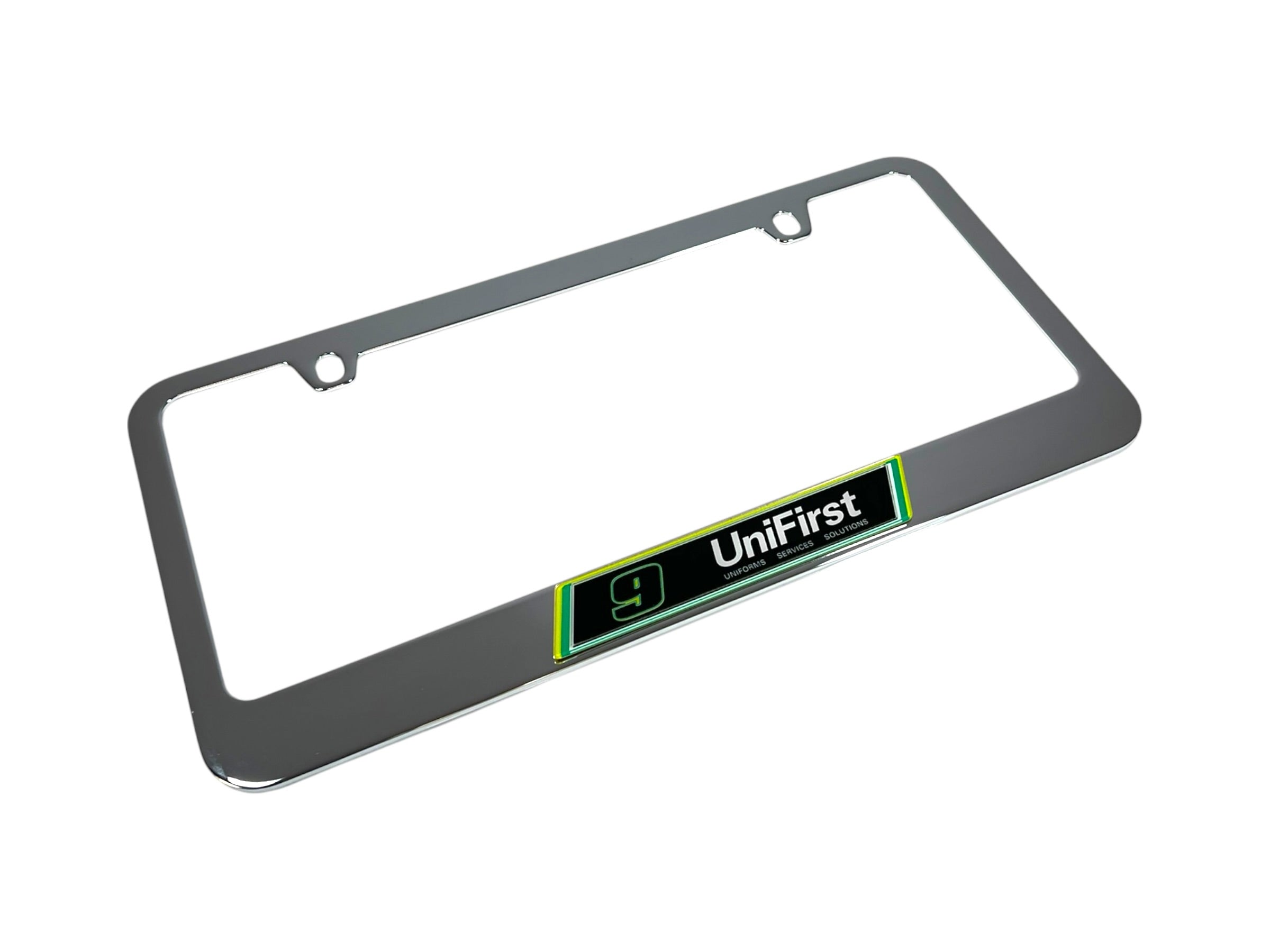 Chase Elliott UniFirst # & Sponsor Chrome License Plate Frame