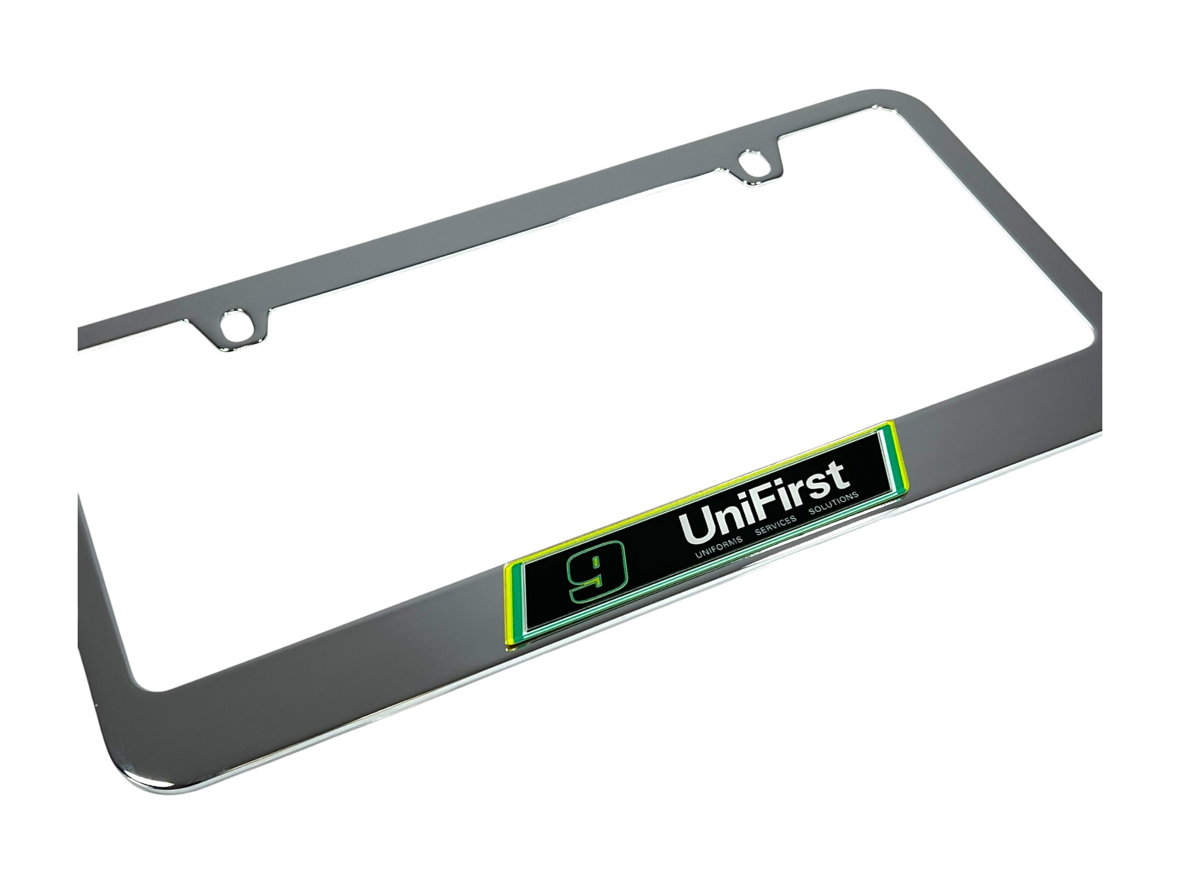 Chase Elliott UniFirst # & Sponsor Chrome License Plate Frame