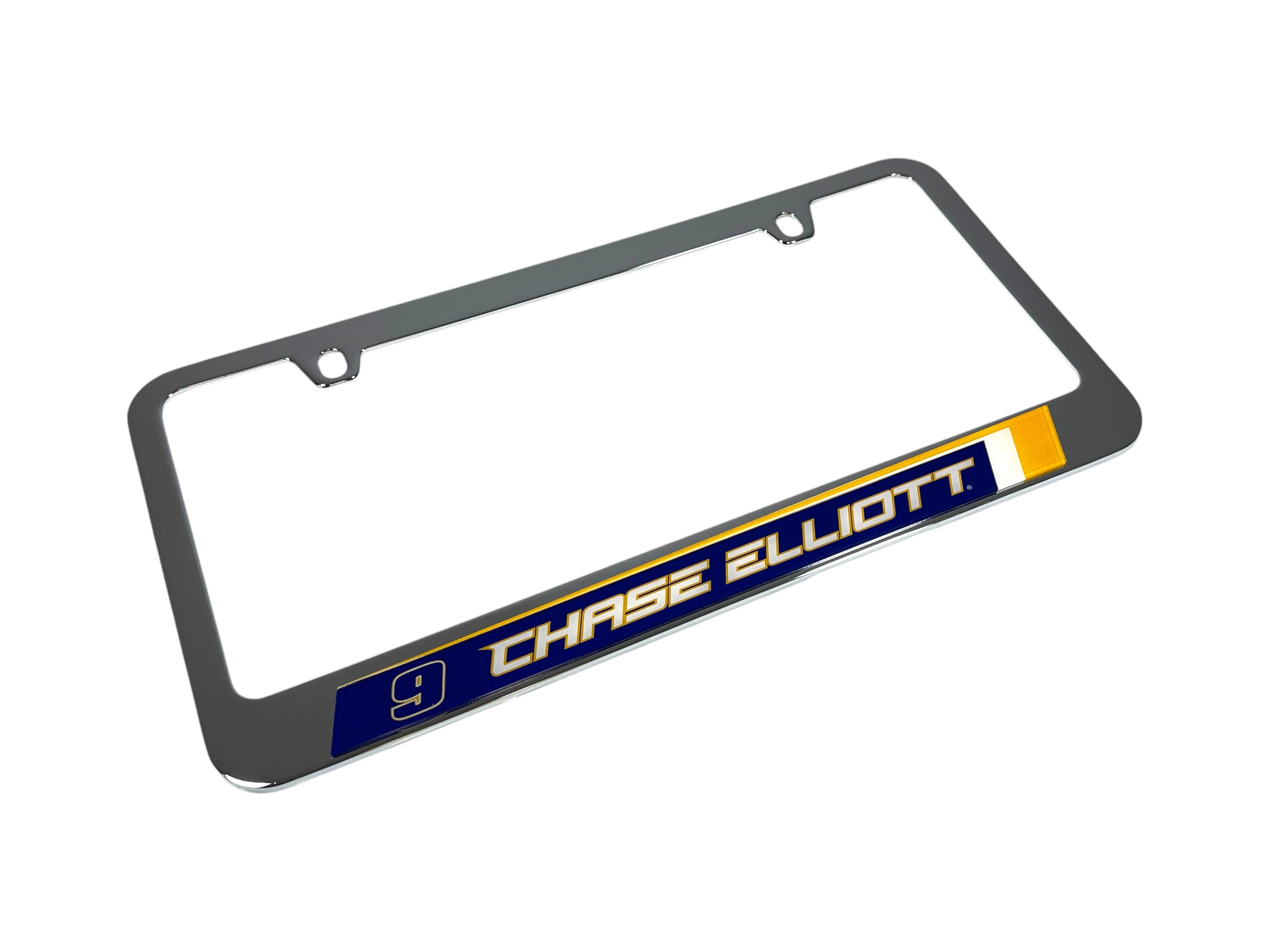 Chase Elliott NAPA # & Name Rail Chrome License Plate Frame