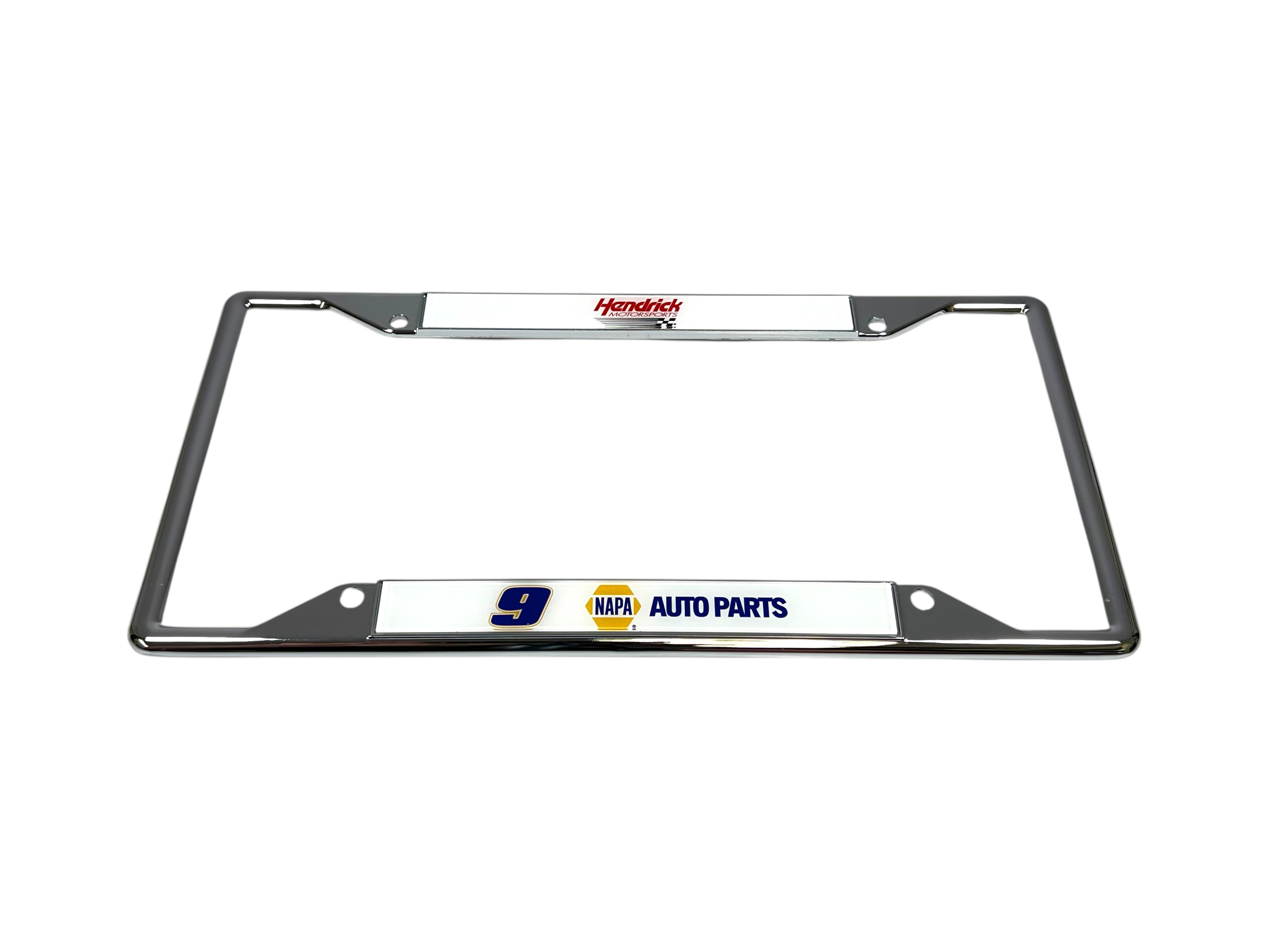 Chase Elliott NAPA # & Sponsor Chrome License Plate Frame
