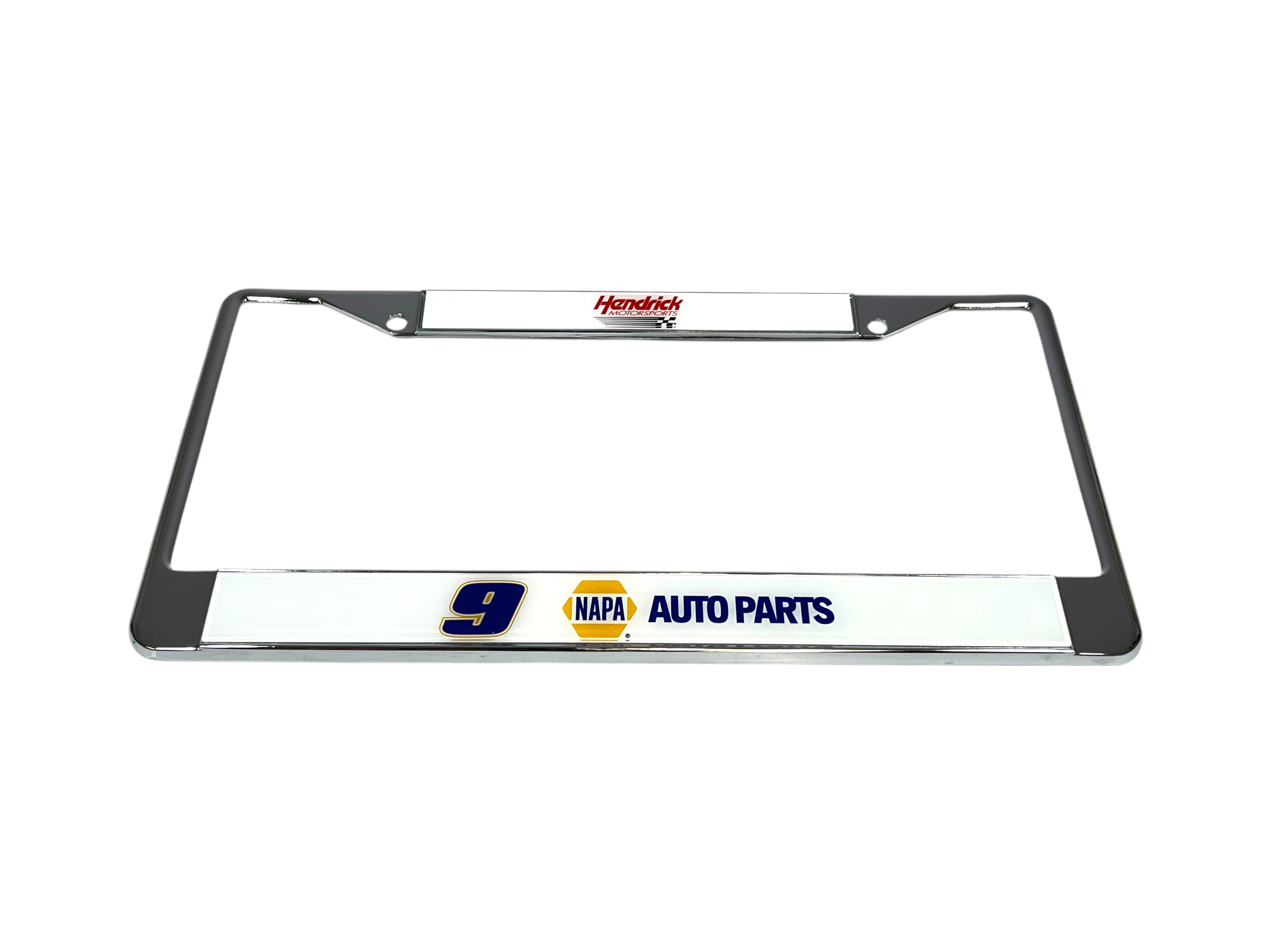 Chase Elliott NAPA # & Sponsor Chrome License Plate Frame