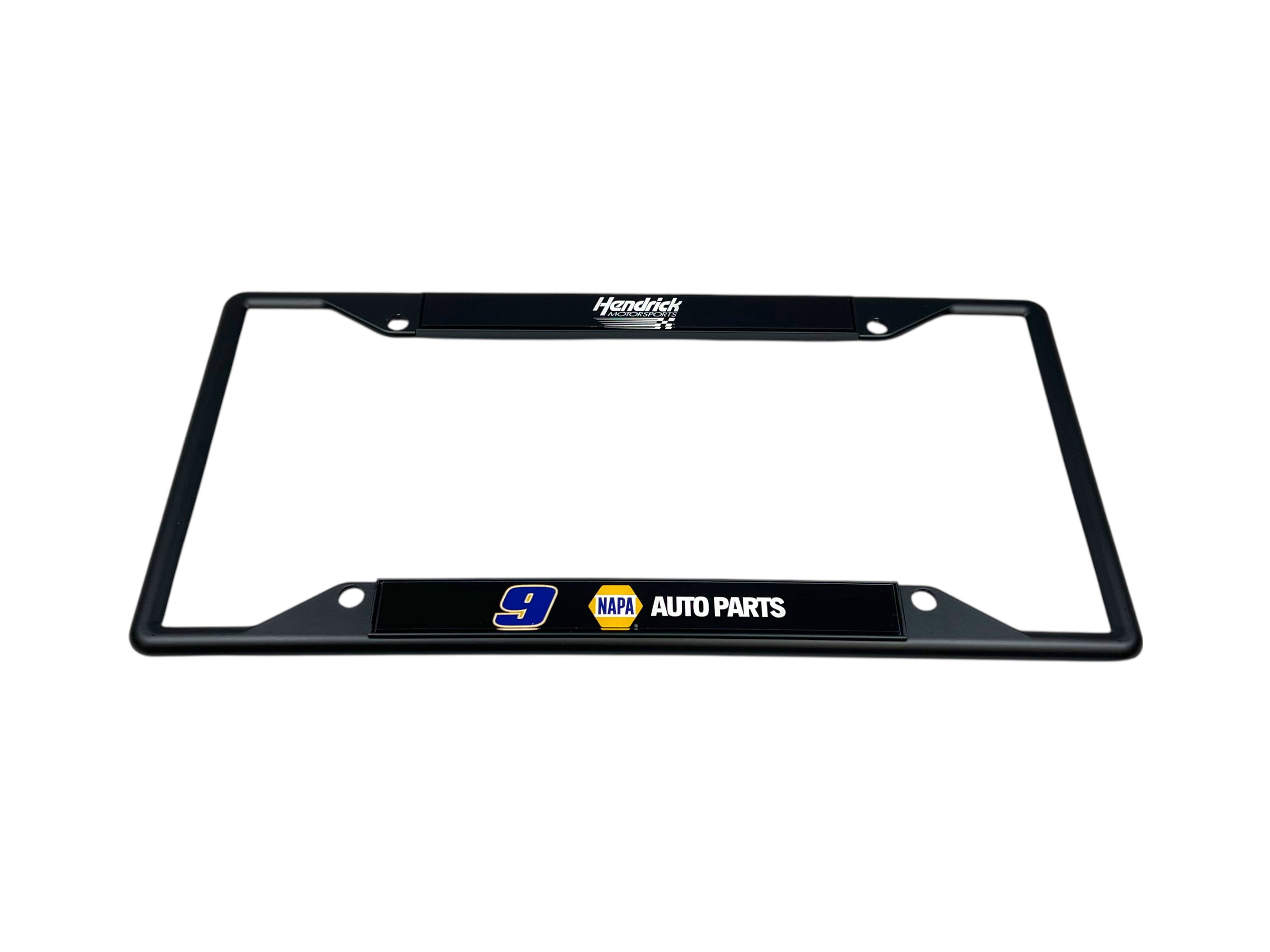 Chase Elliott NAPA # & Sponsor Black License Plate Frame