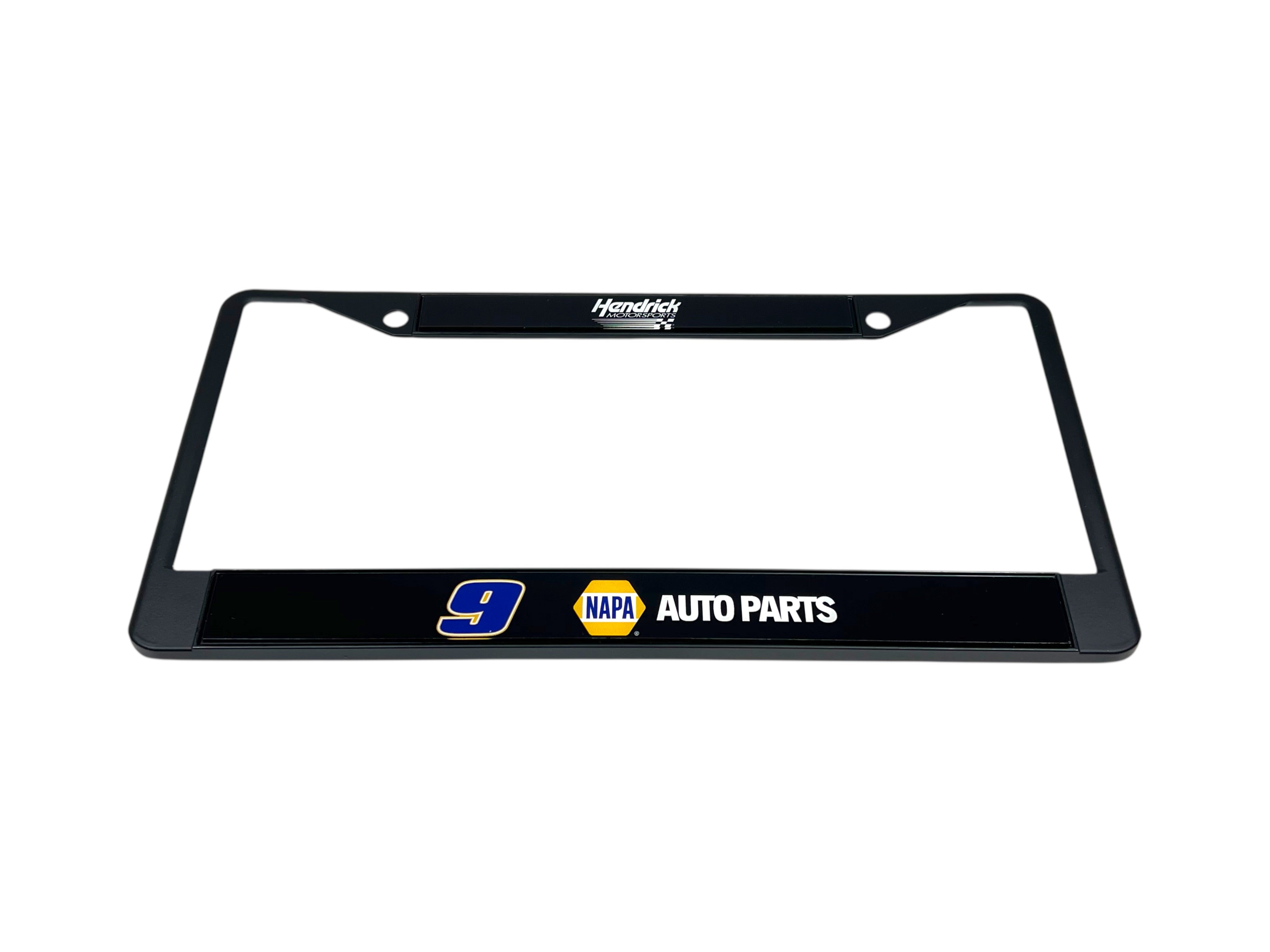 Chase Elliott NAPA # & Sponsor Black License Plate Frame