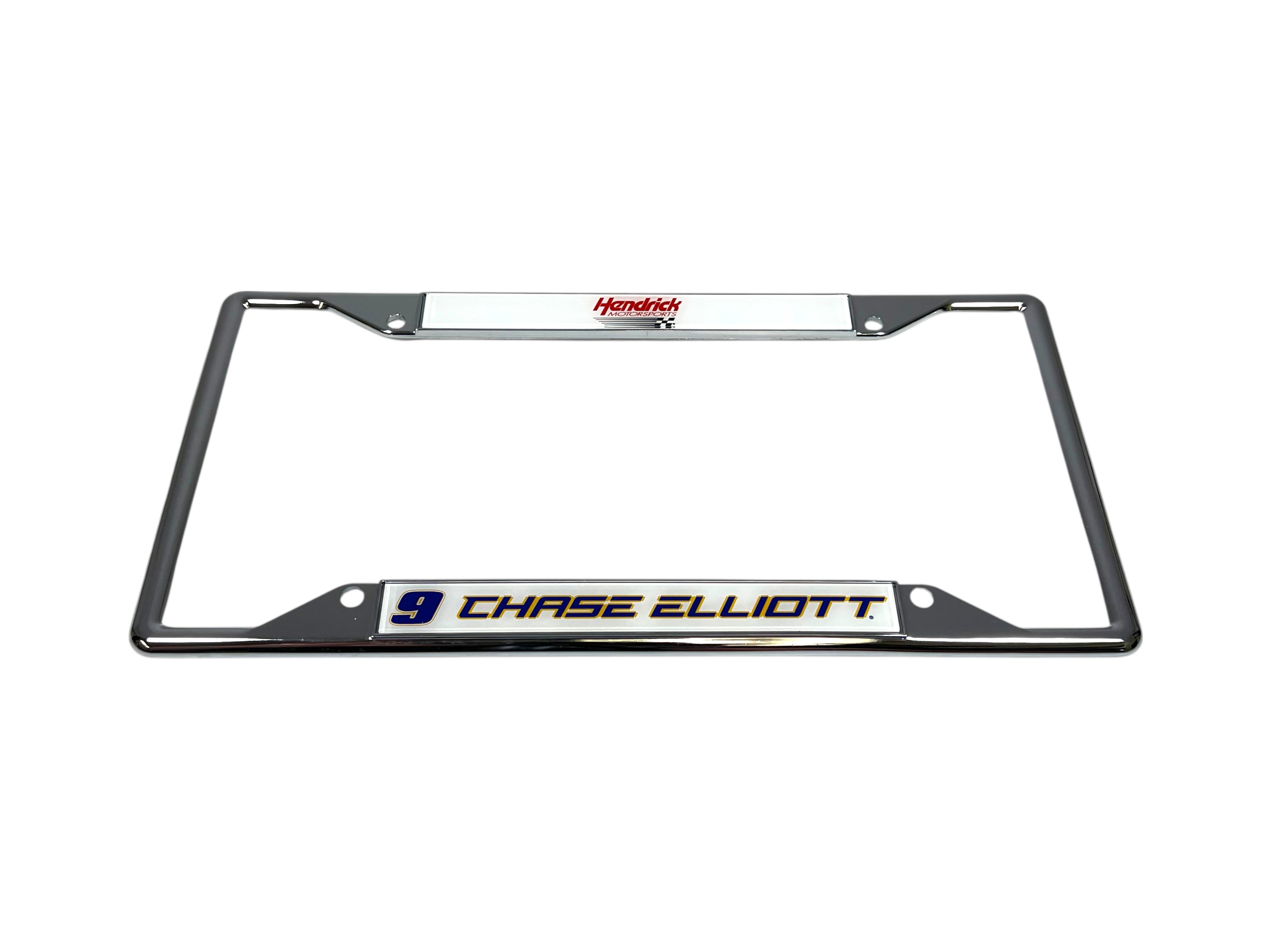 Chase Elliott NAPA # & Name Rail Chrome License Plate Frame