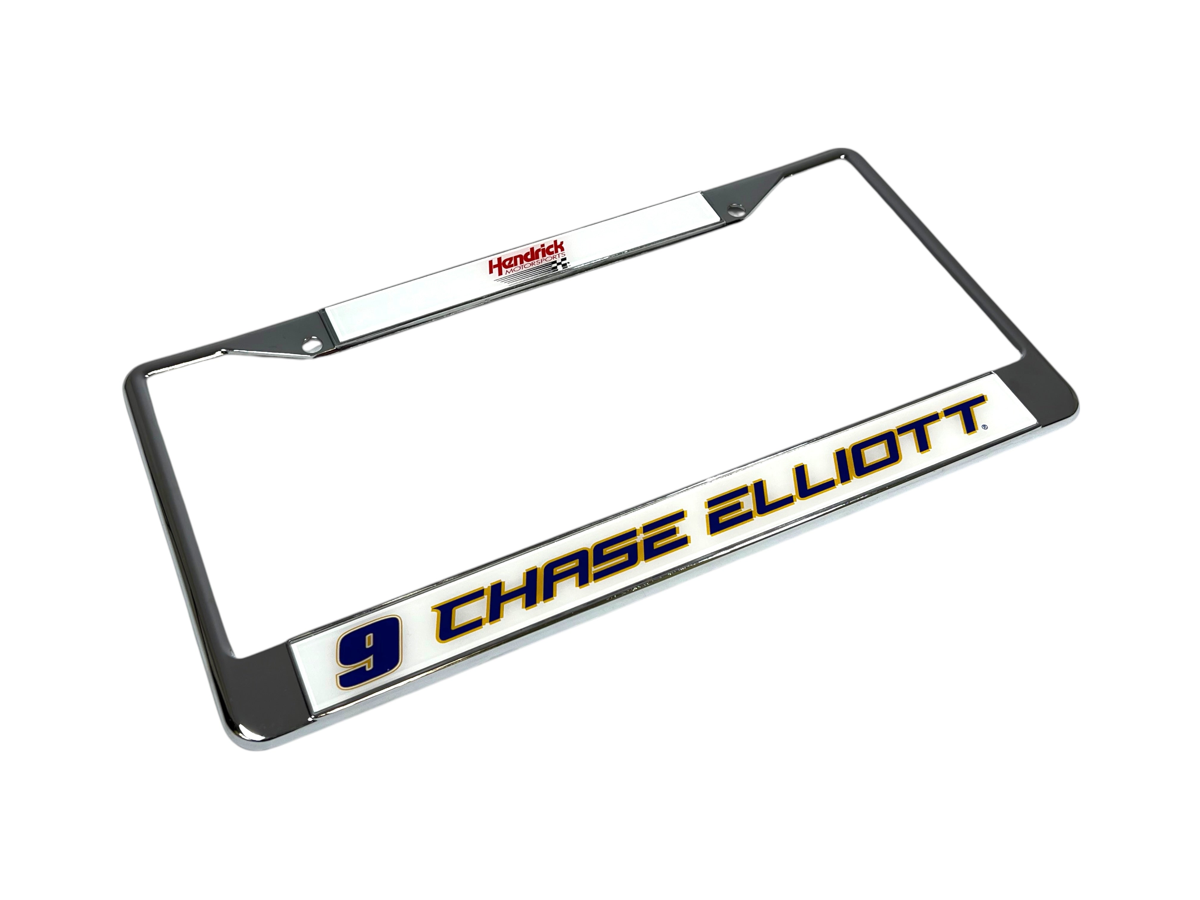 Chase Elliott NAPA # & Name Rail Chrome License Plate Frame