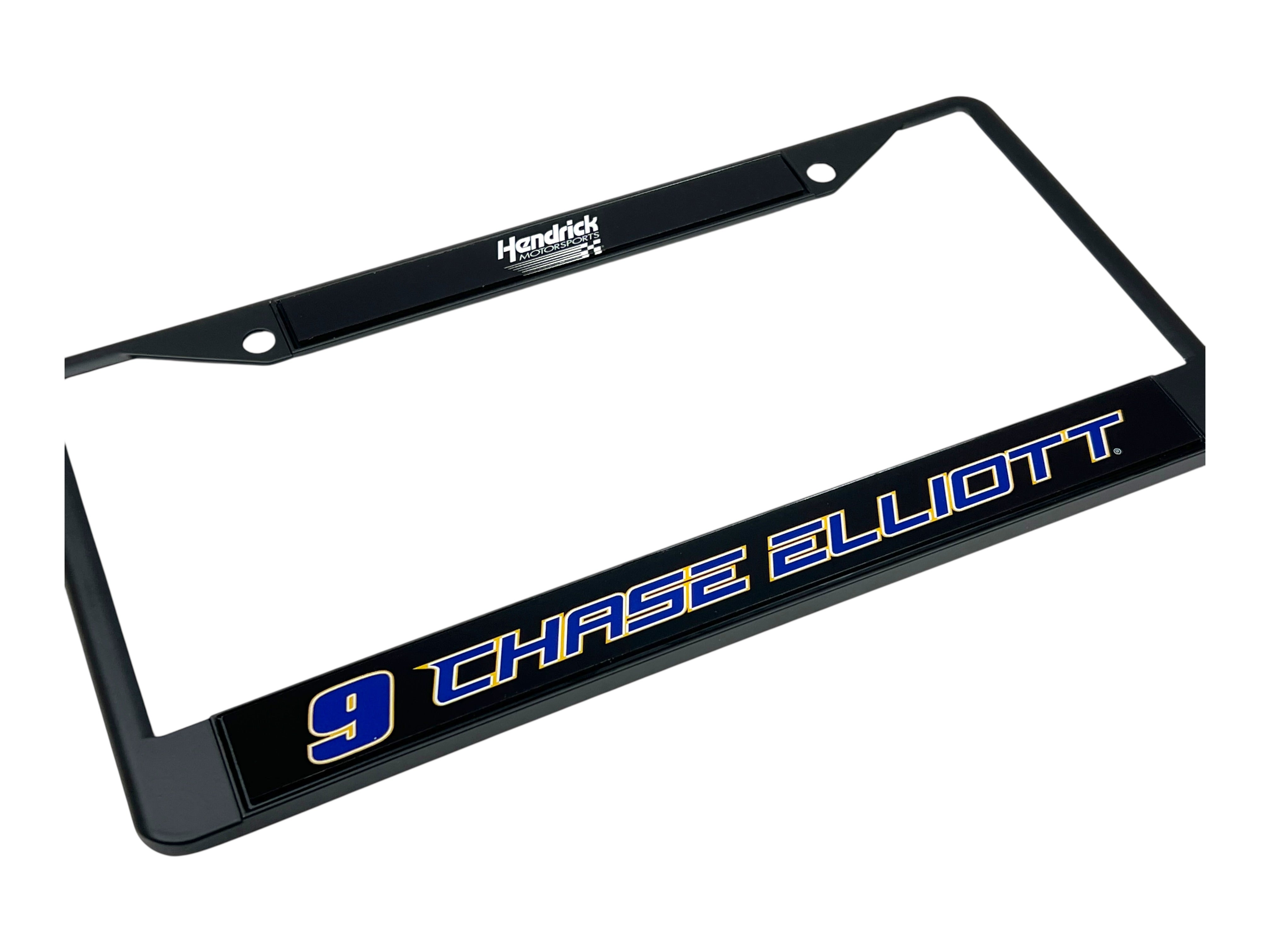 Chase Elliott NAPA # & Name Rail Black License Plate Frame