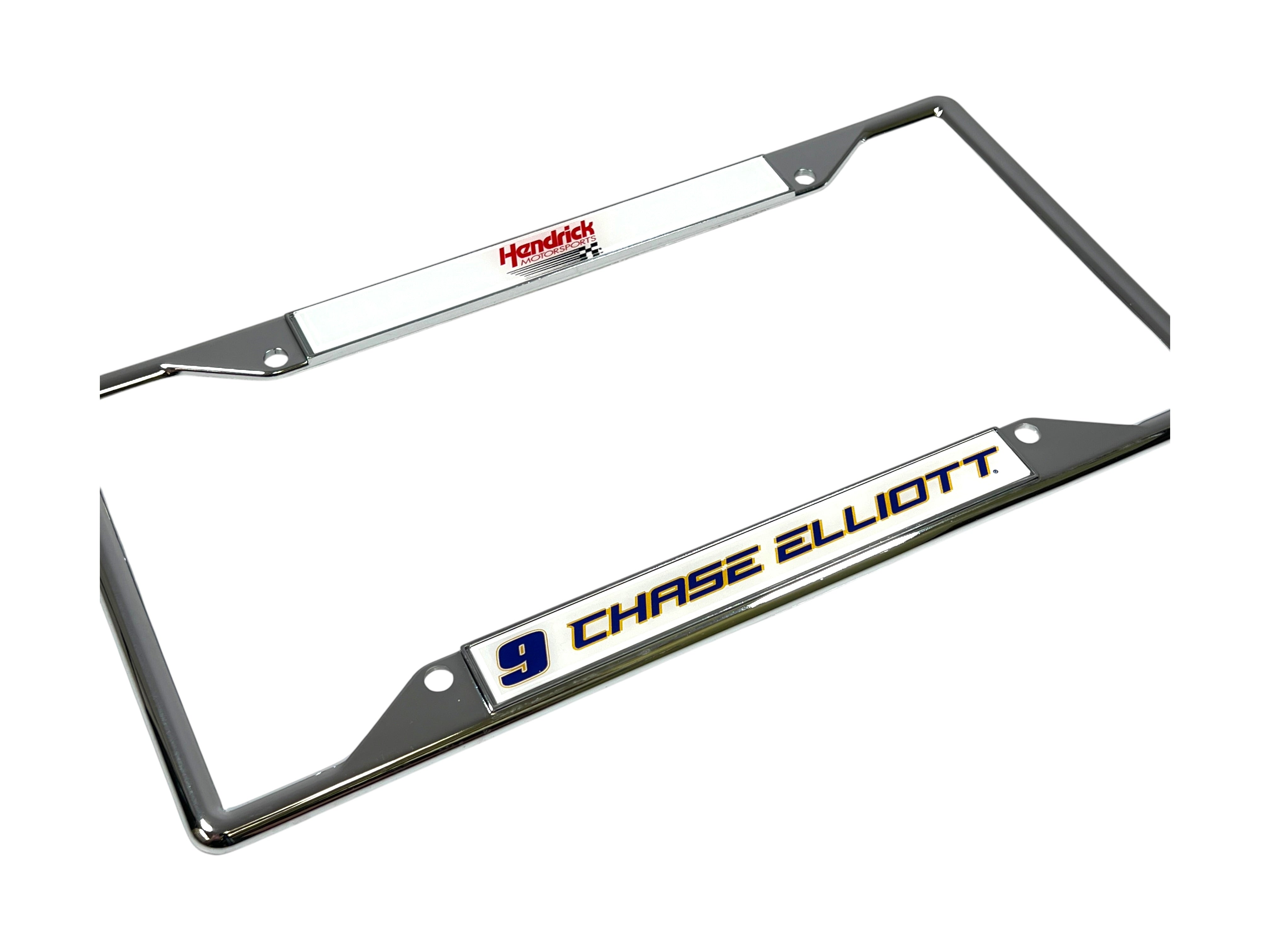 Chase Elliott NAPA # & Name Rail Chrome License Plate Frame