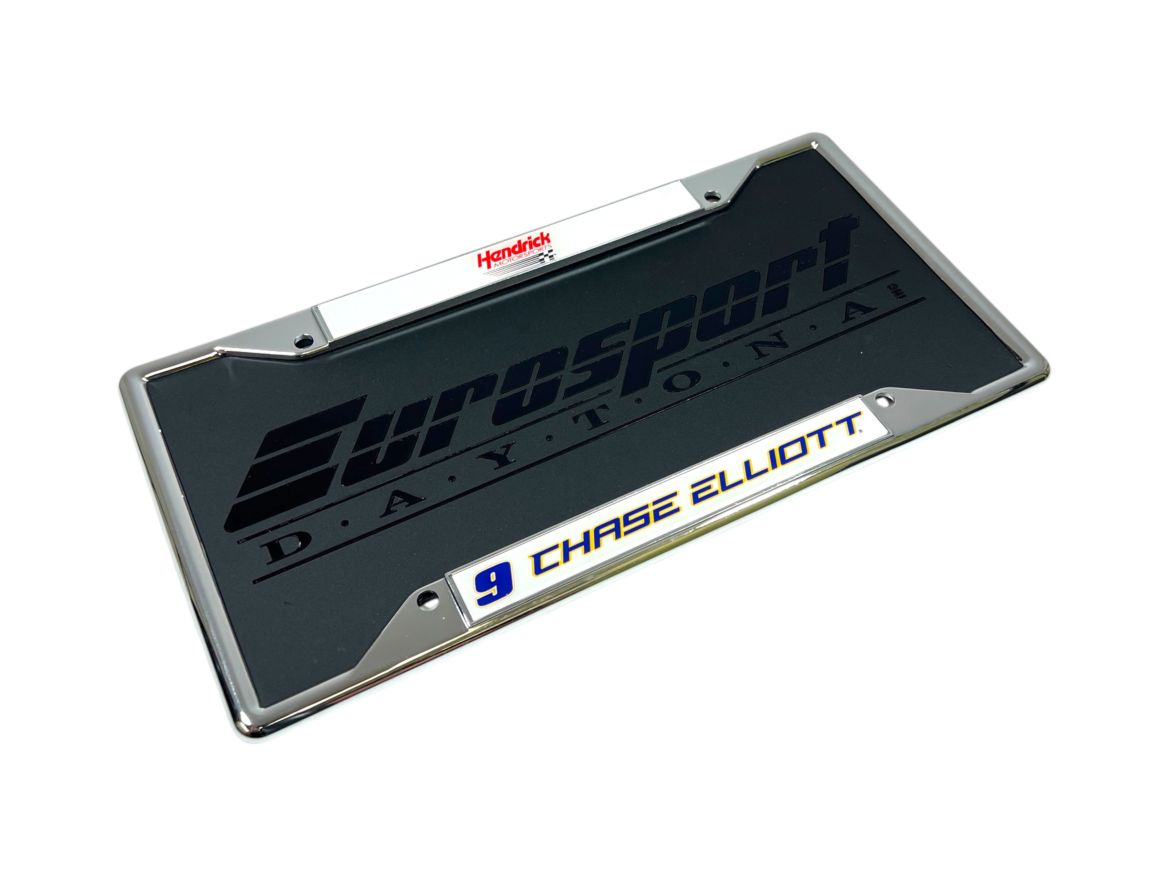 Chase Elliott NAPA # & Name Rail Chrome License Plate Frame