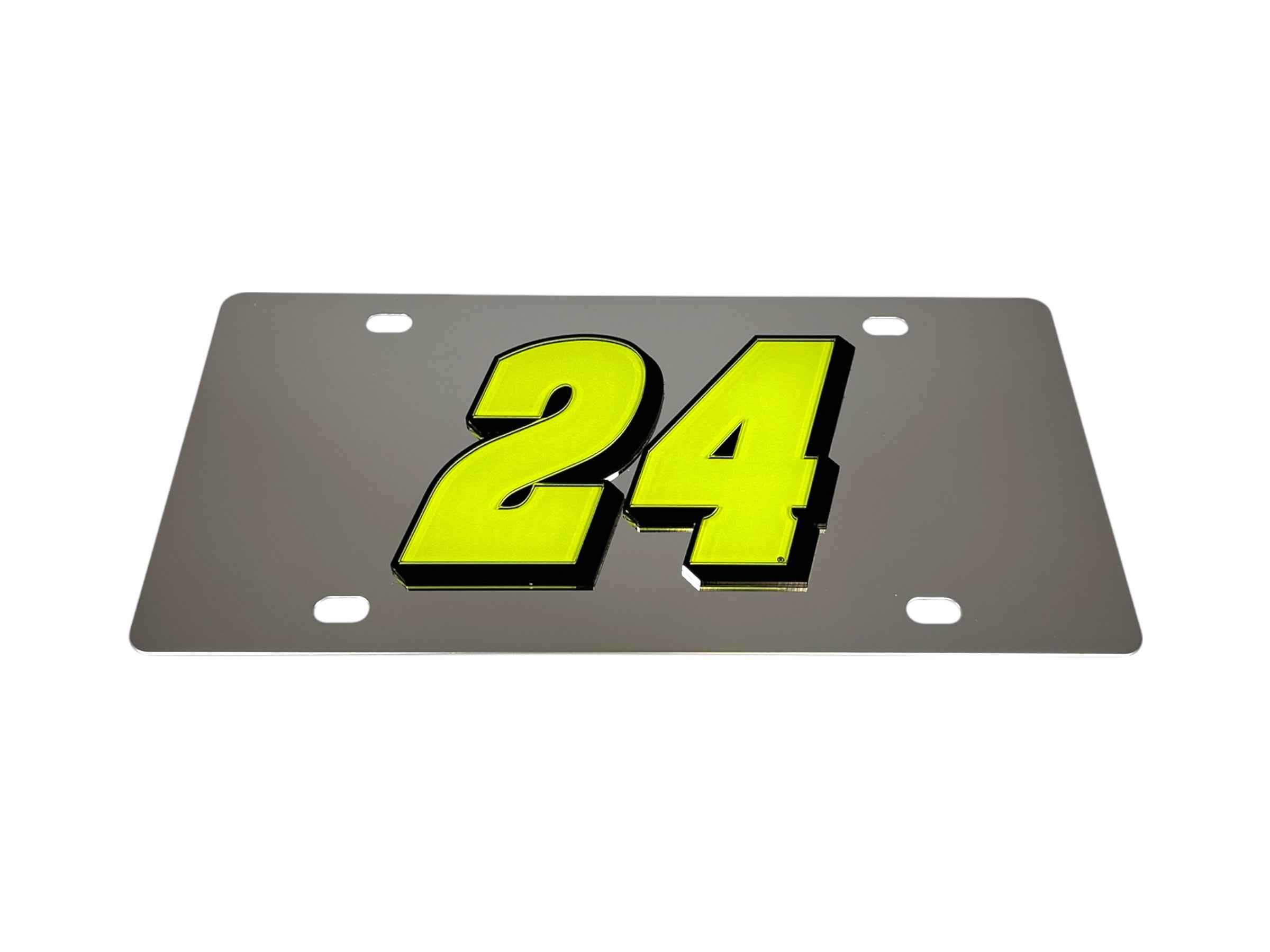 William Byron Raptor # Only Stainless Steel License Plate