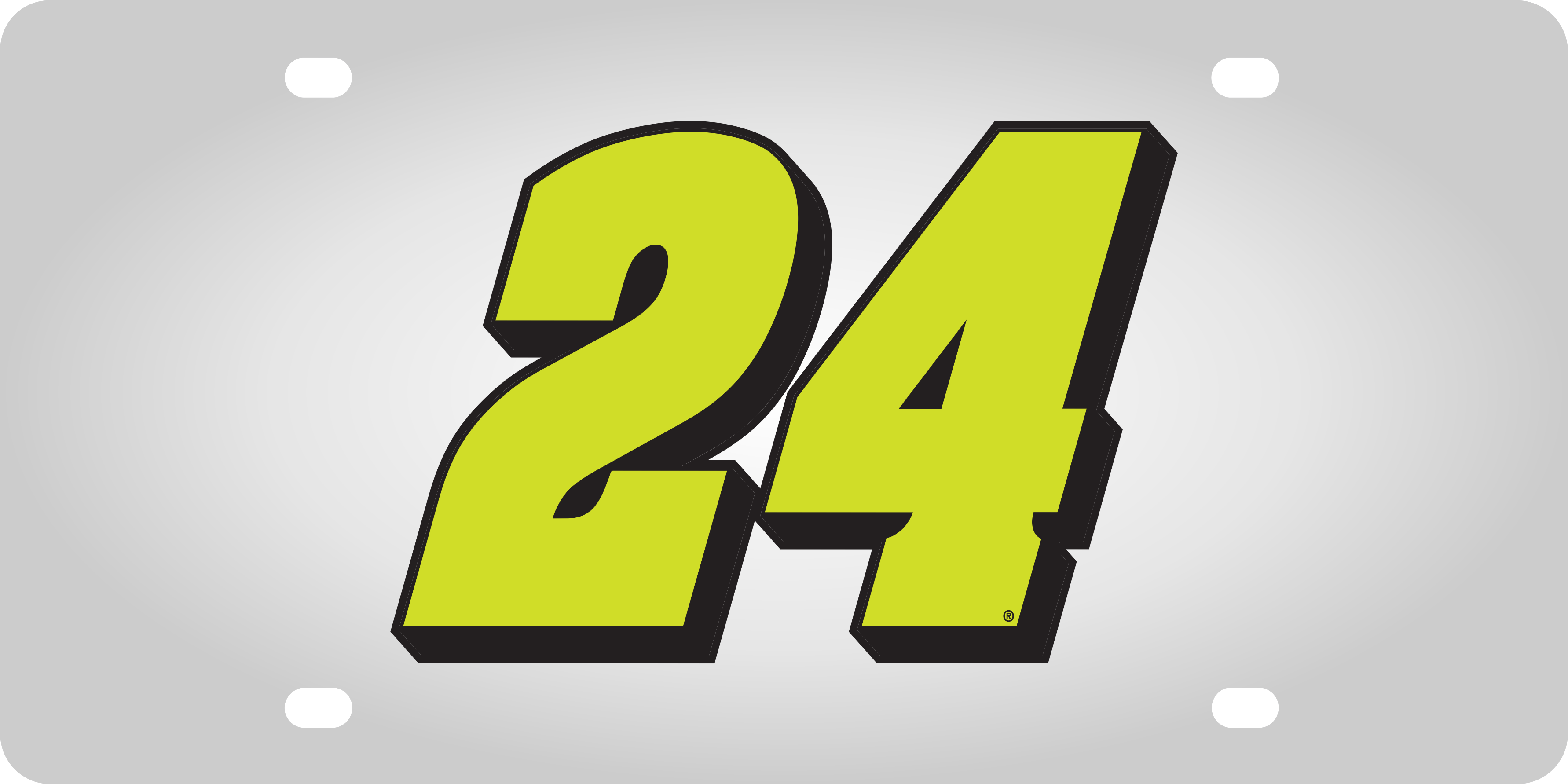 William Byron Raptor # Only Stainless Steel License Plate